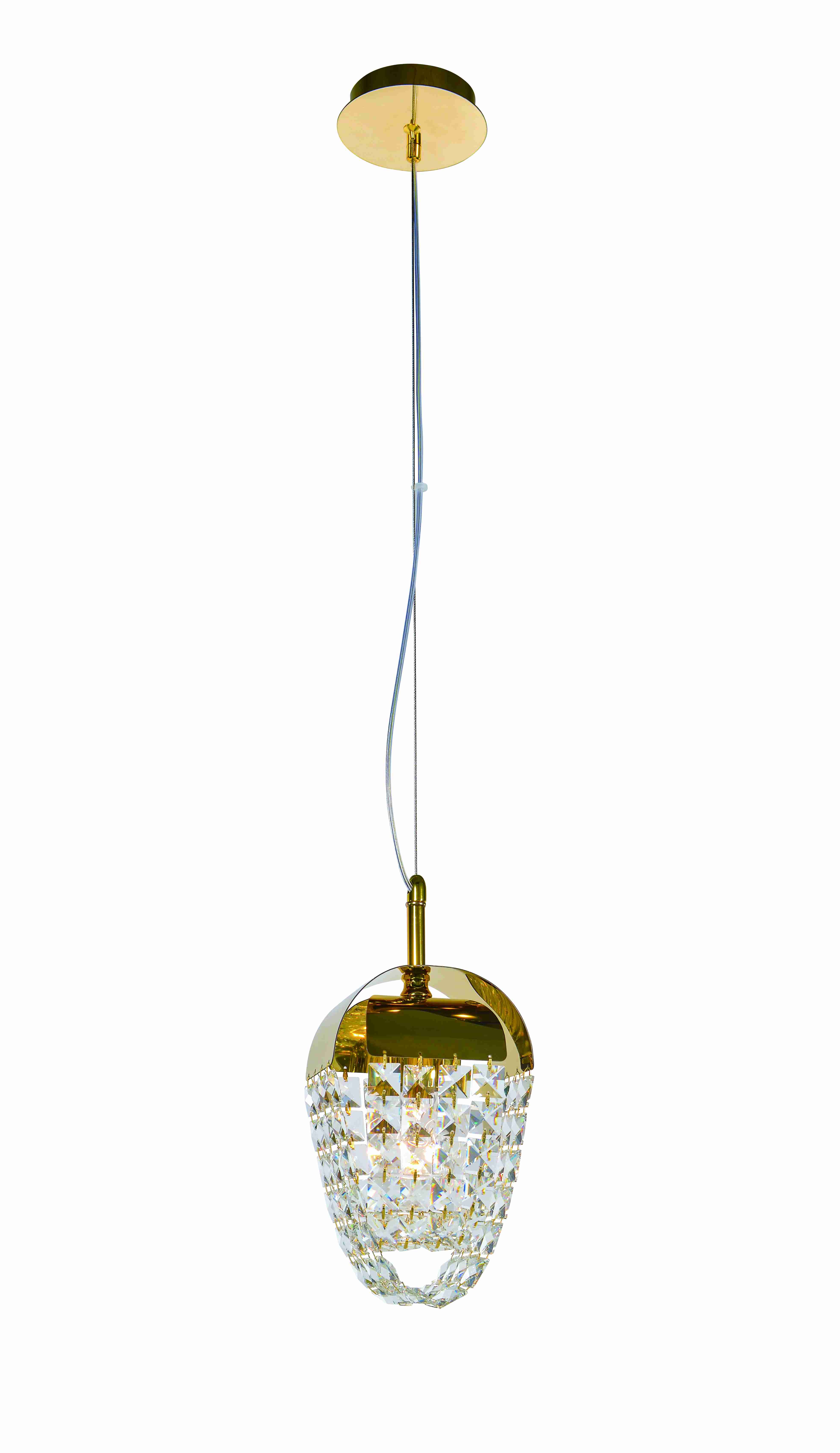 5785E/1A GOLD+CLEAR (1/10) Люстра NW