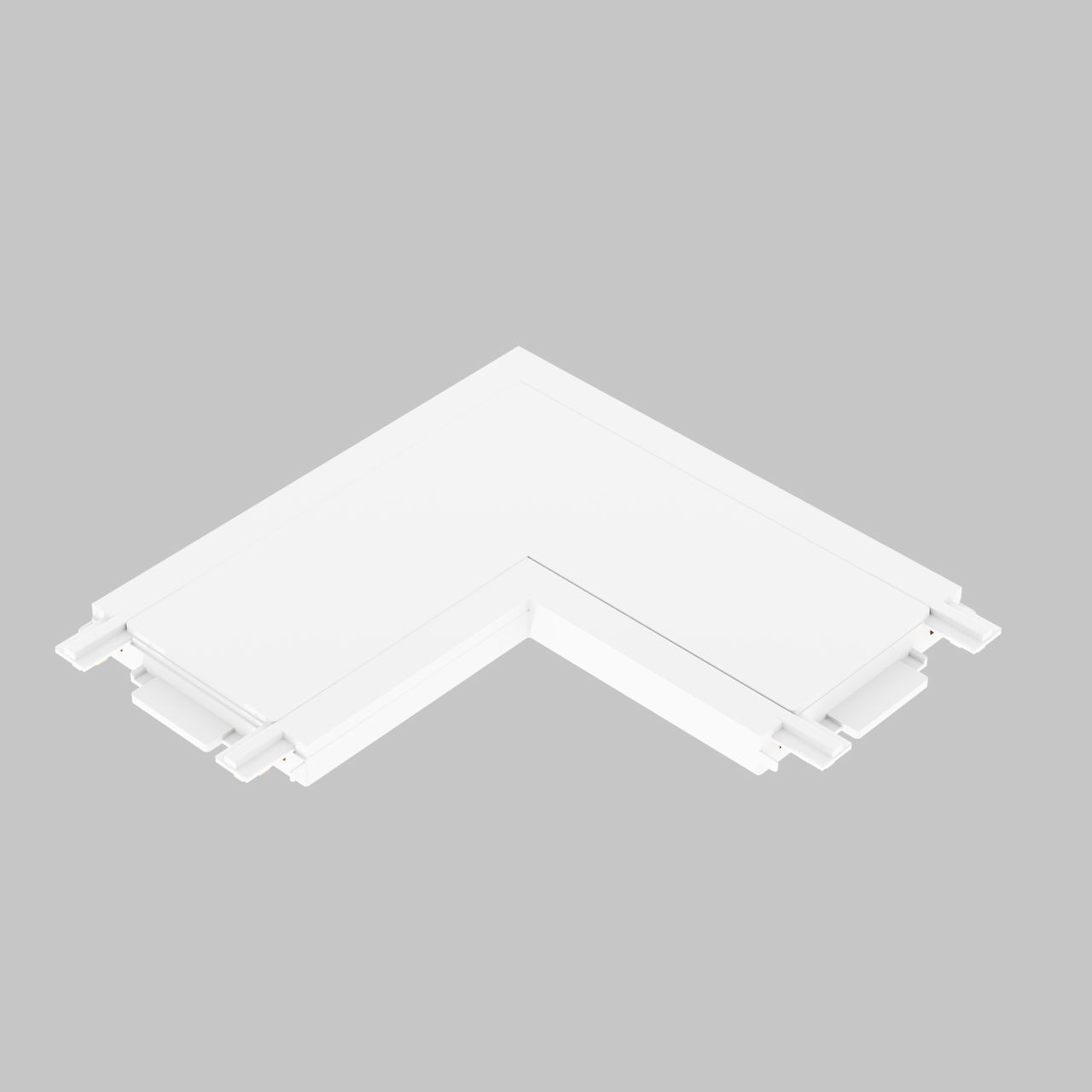 L - соединитель для ультратонкого магнитного шинопровода трековой системы UT25 48В, Белый IL.0007.3001 WH