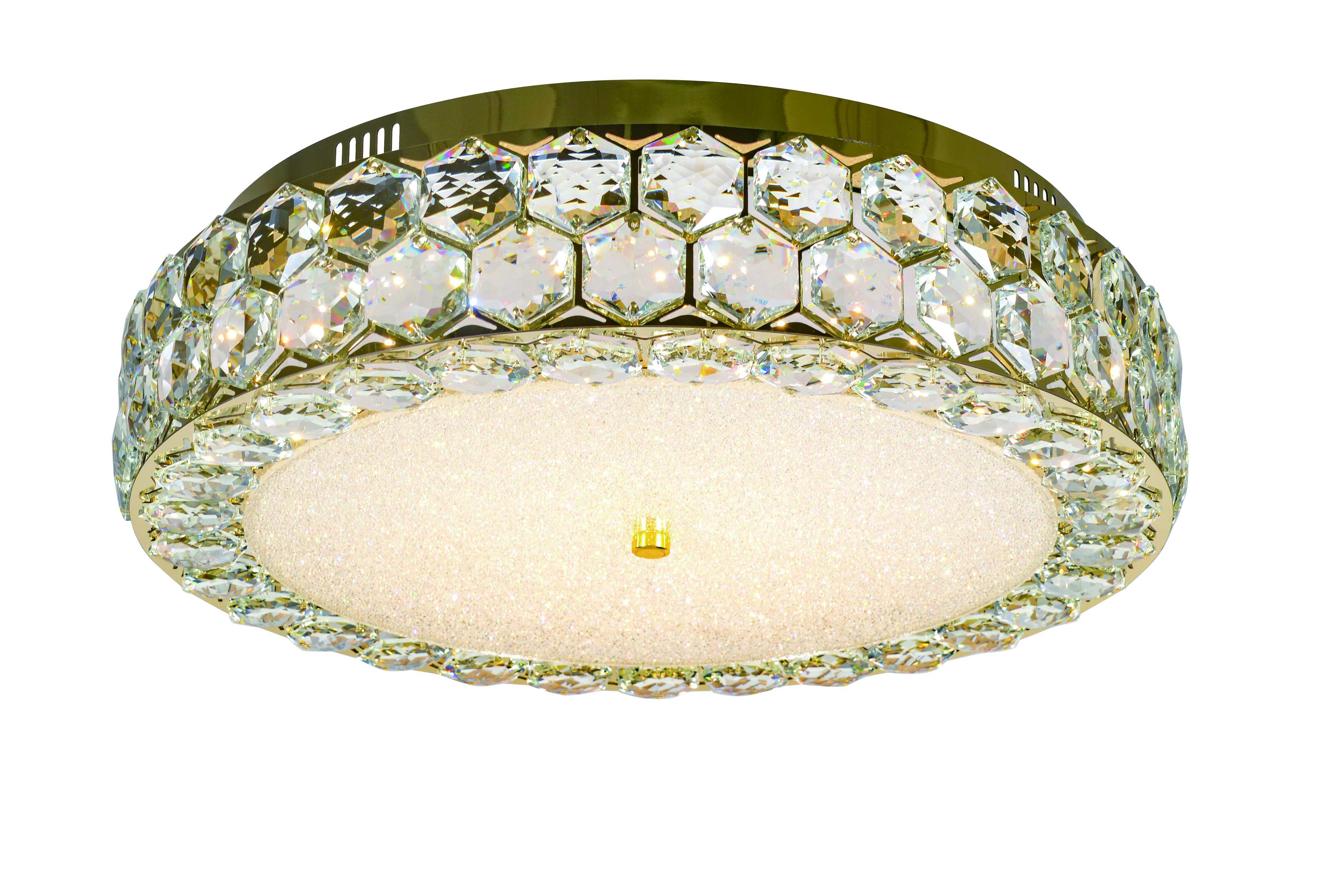6076E/108W GOLD+CLEAR (1) Люстра NW