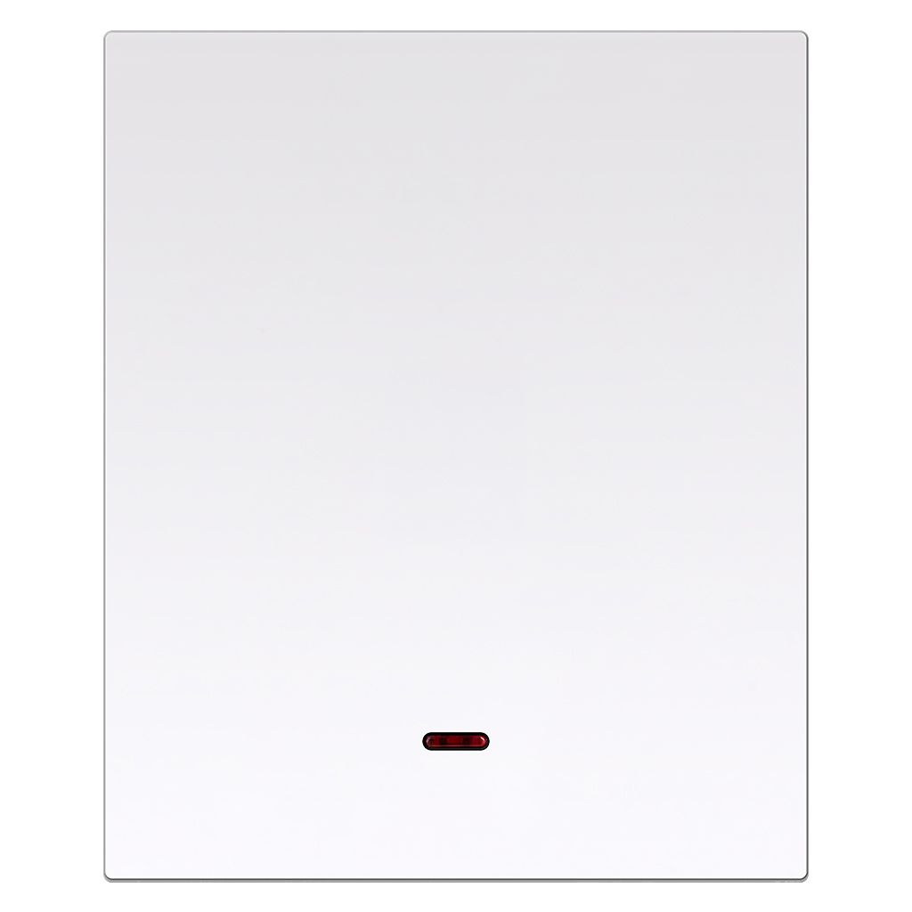 Выключатель 1-клавишный с индикатором модульный 10А белый «Альтаир» (SBE-m11w-10-SW1-1)