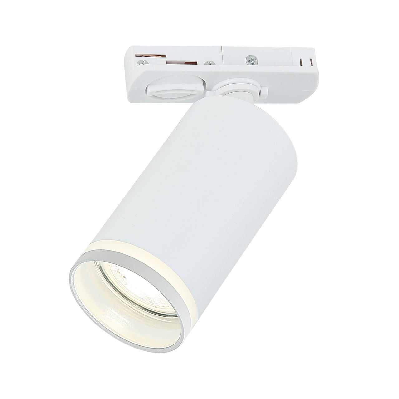 Светильник спот GU10 для трековой системы 1 фазный трек 220В, макс 10Вт, Белый IL.0010.0010 WH