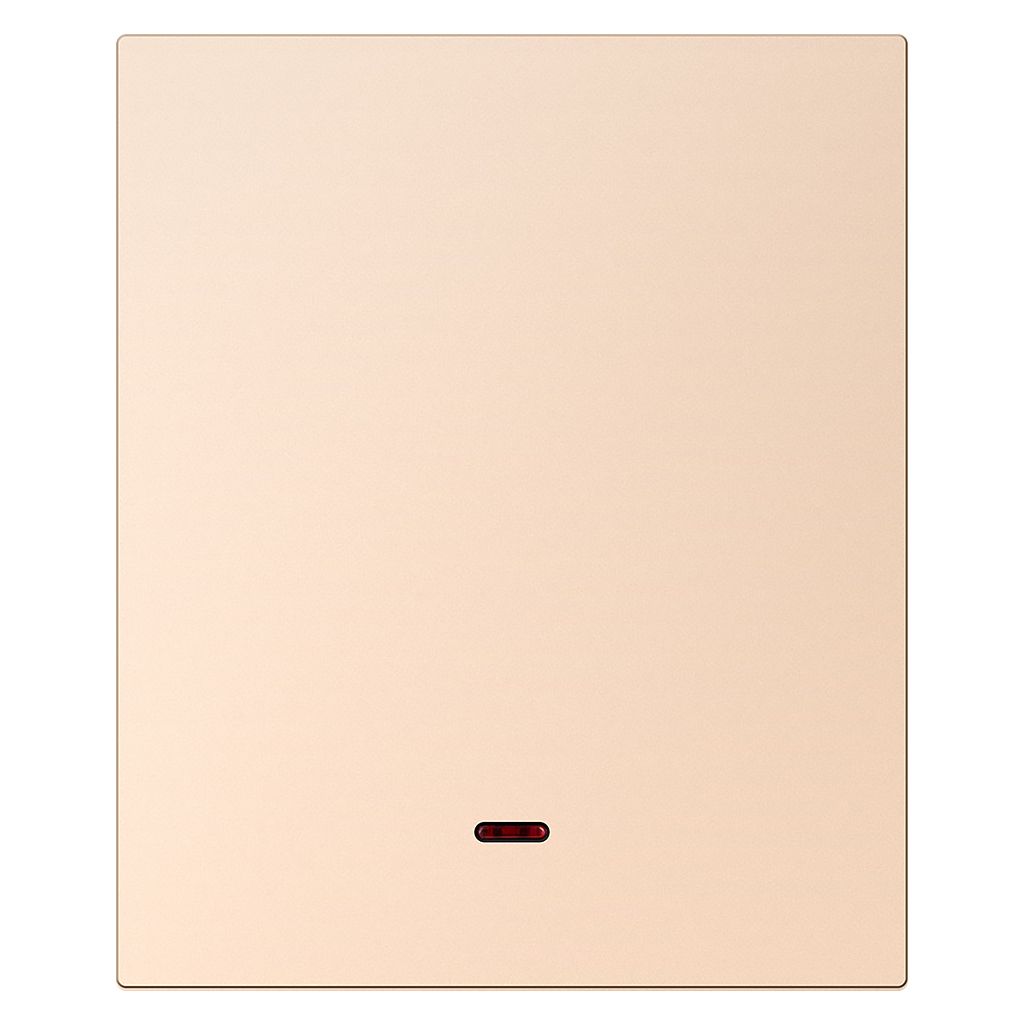 Выключатель 1-клавишный с индикатором модульный 10А шампань акрил «Альтаир» (SBE-m11ia-10-SW1-1)