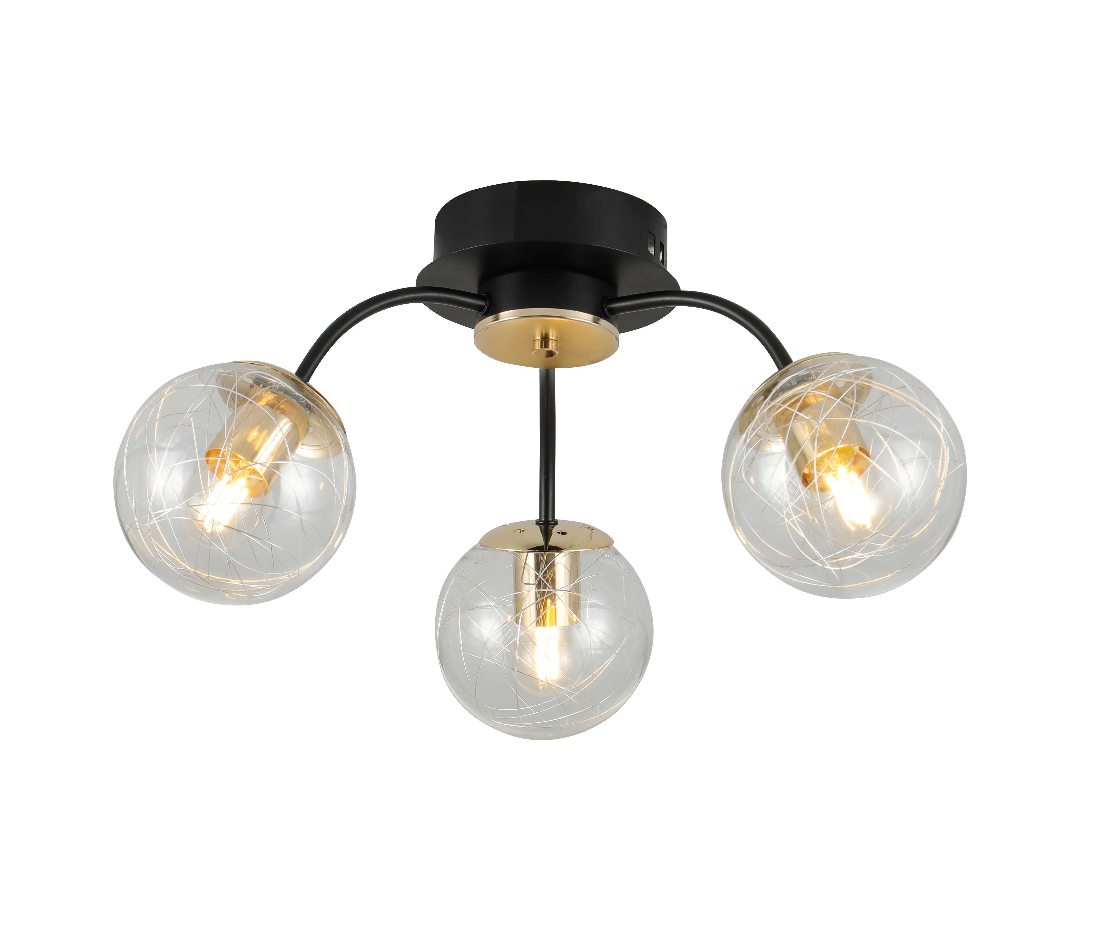 35818/3 BLACK+GOLD (2) Люстра (RL) #