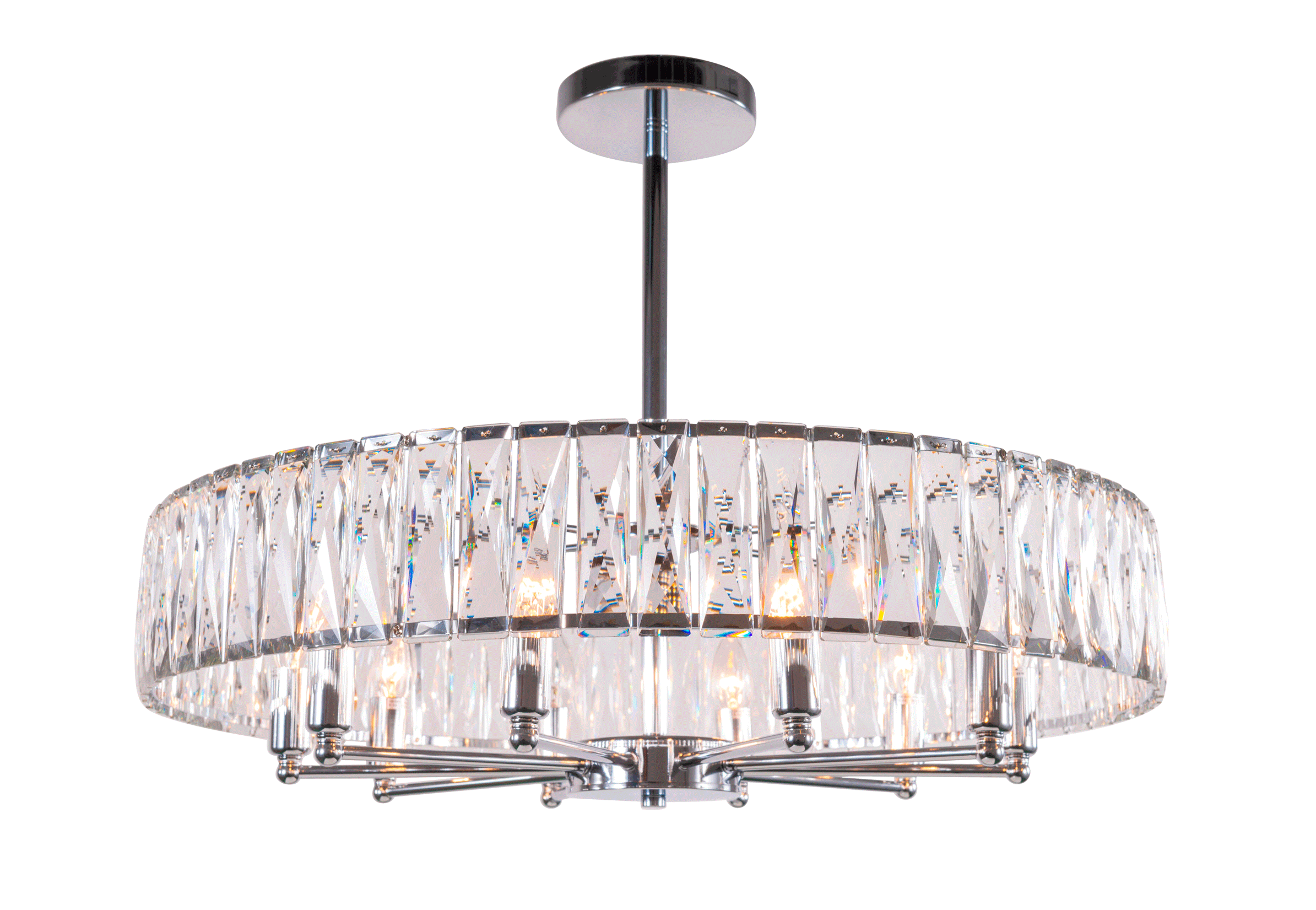 2432R/10A CHR+CL (1) Люстра NW #