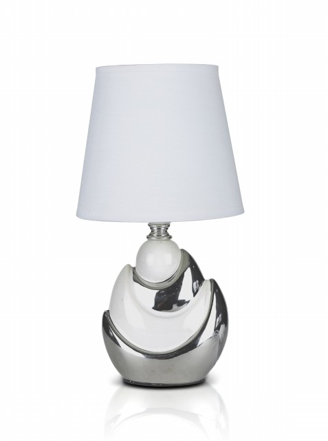 В-HS8525 white+white shade, размер: 130*130*265мм (12) светильник настольный