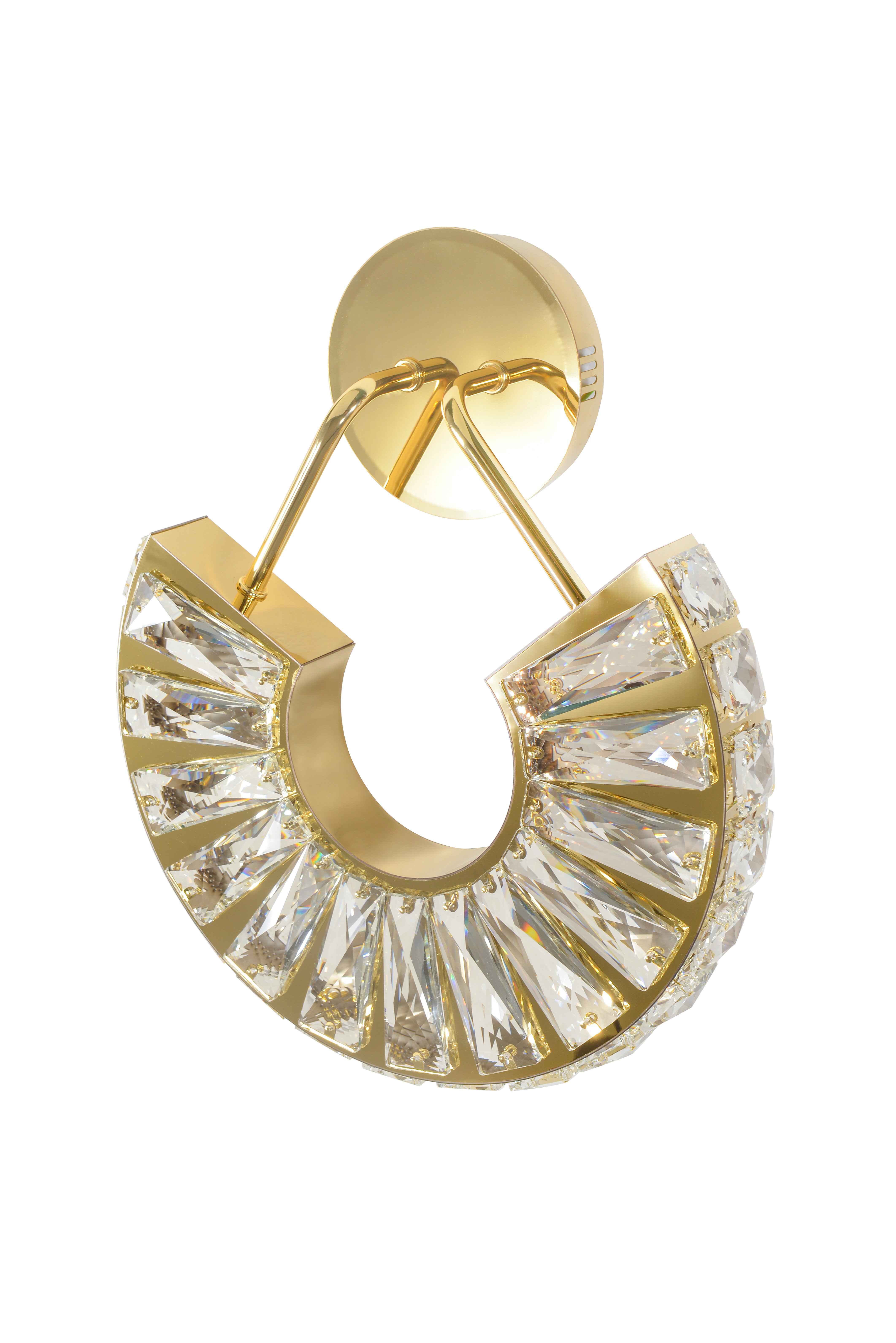 W6019E/13W GOLD+CLEAR (1) Настенный светильник NW #