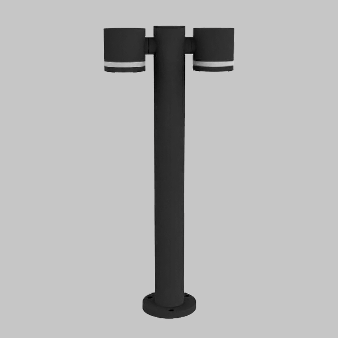 Светильник ландшафтный GX53 2*12W L600мм Черный 220V IP54 IL.0014.0018-2-L600-BK