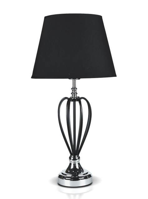 Д-JM4401-6 Sliver+Black, размер: 300*300*590мм (6) светильник настольный
