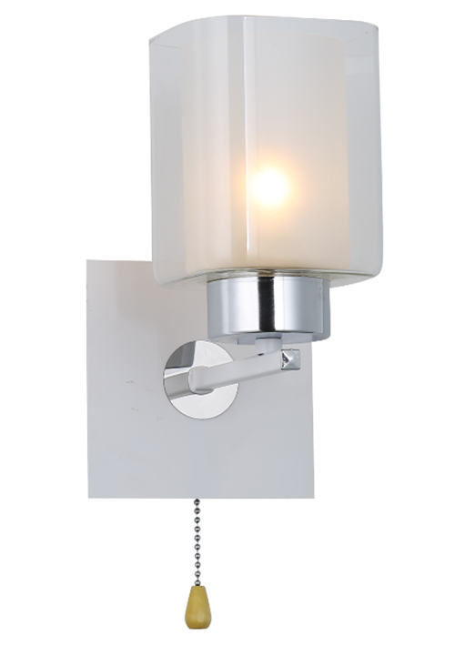 74402/1W CHROME+WHITE (6) Настенный светильник (RL)