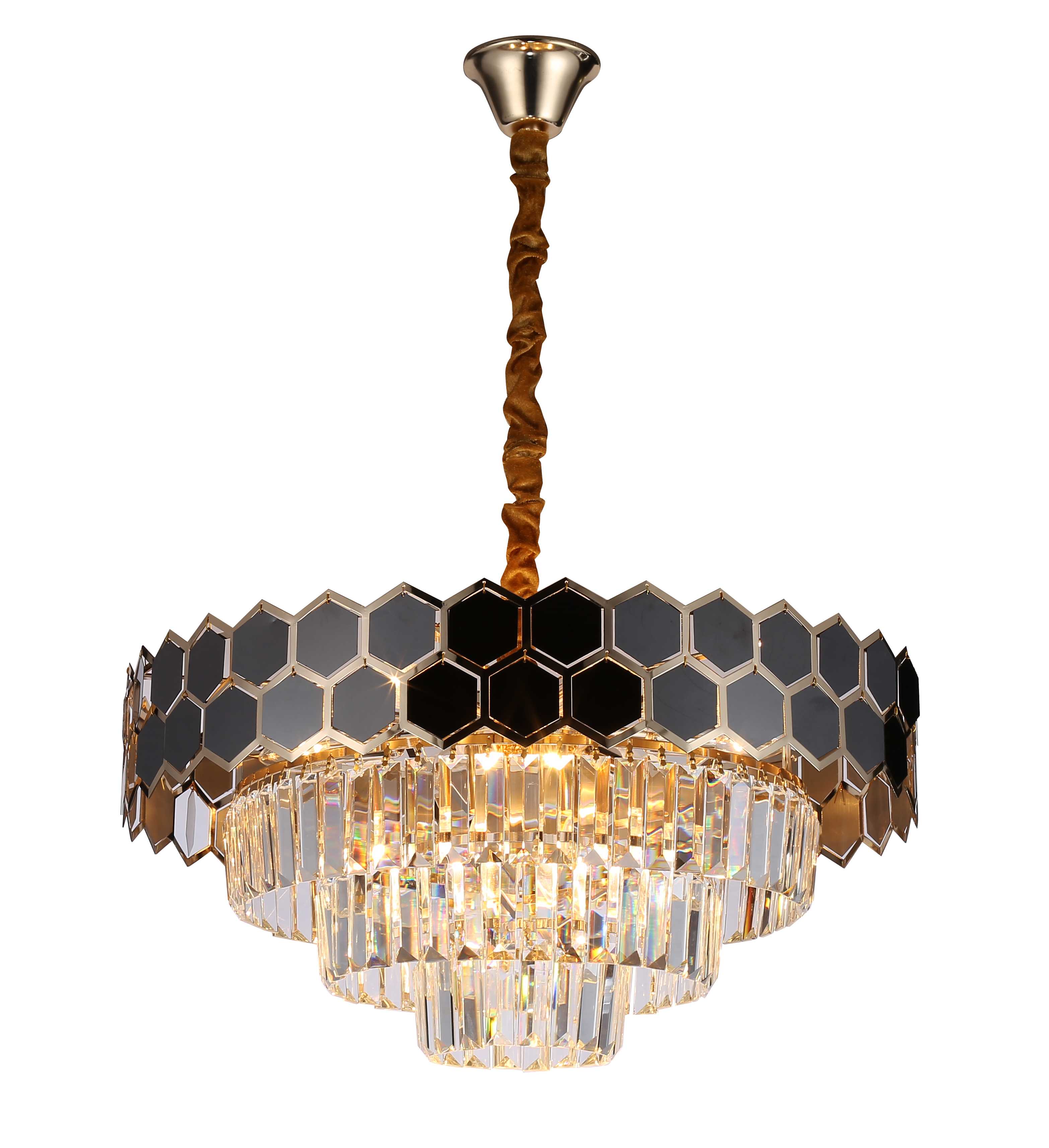 26016/8+3 BLACK+GOLD (1) Люстра (RL) #