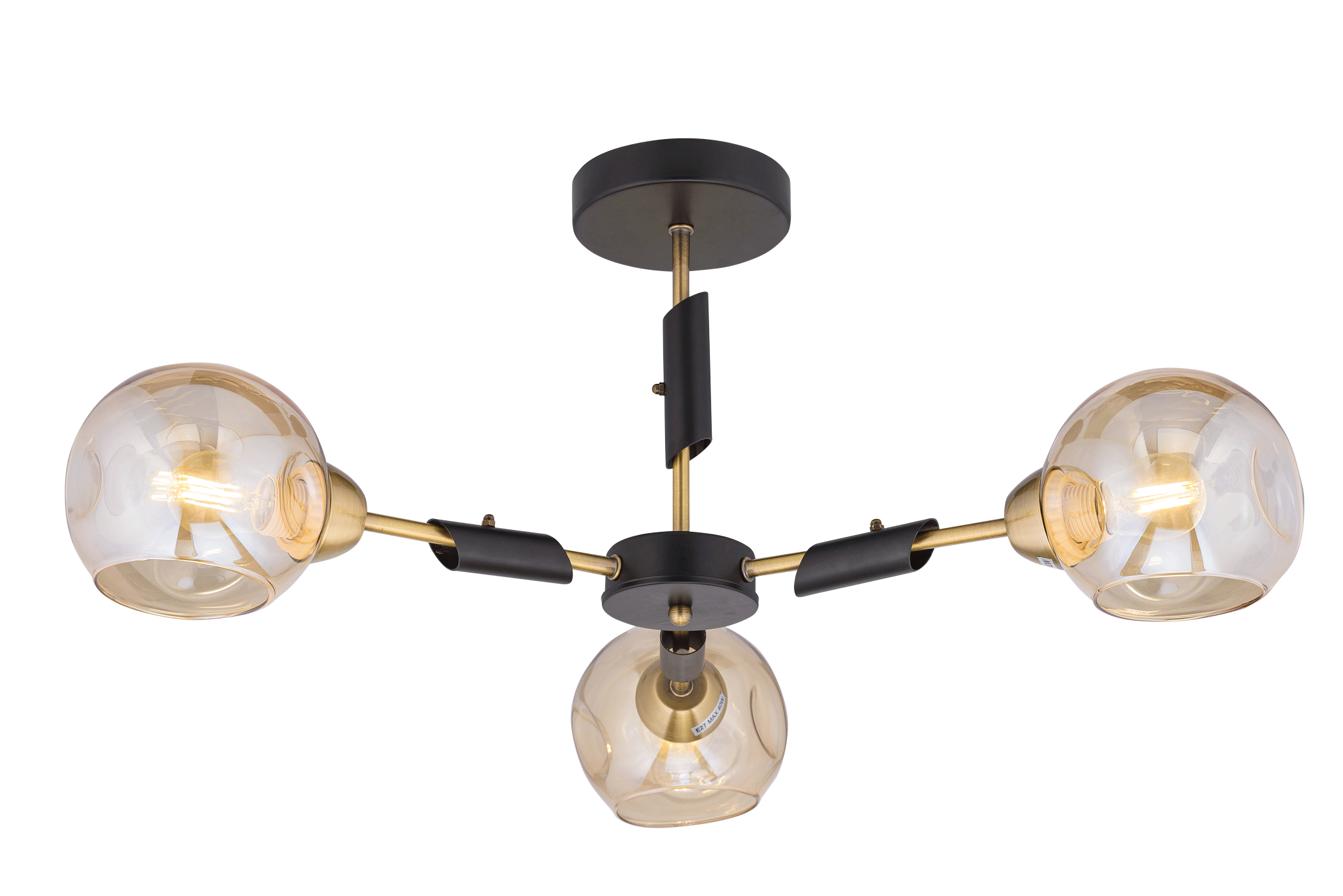 74328/3 BRONZE+BLACK (2) Люстра