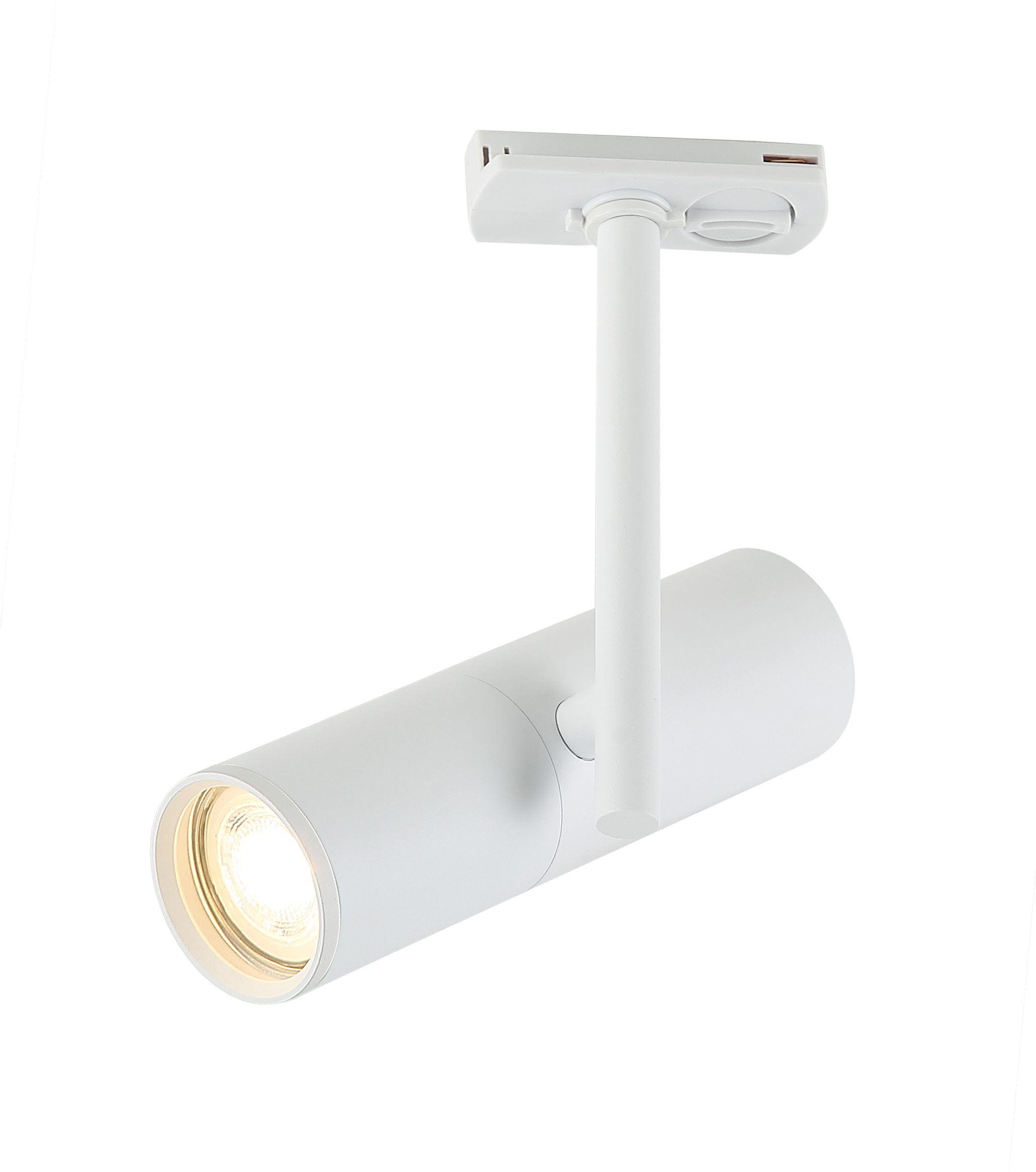 Светильник спот GU10 для трековой системы 1 фазный трек 220В, макс 50Вт, Белый IL.0010.0012 WH