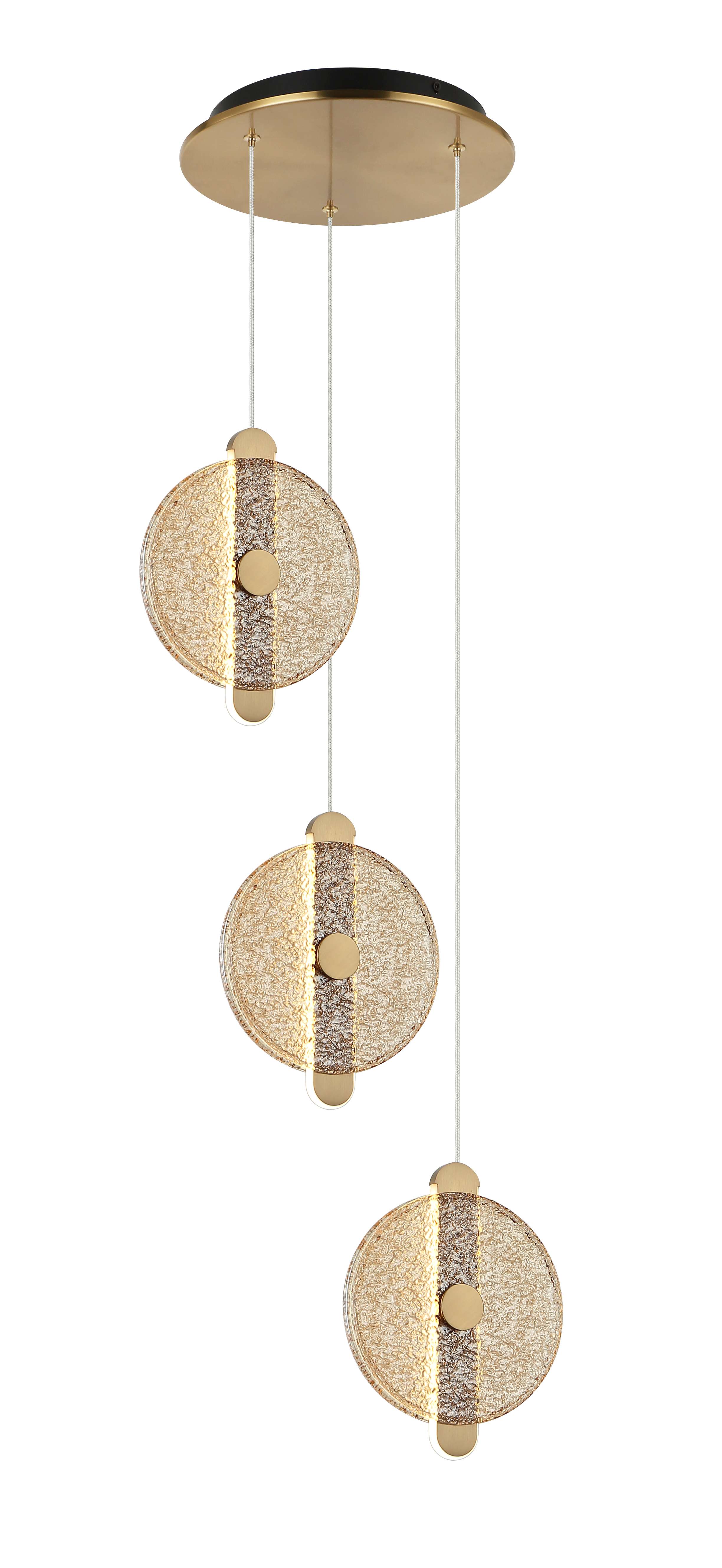 7065RMD-3BS/CE BRASS+BLACK (1) Люстра (NW) #