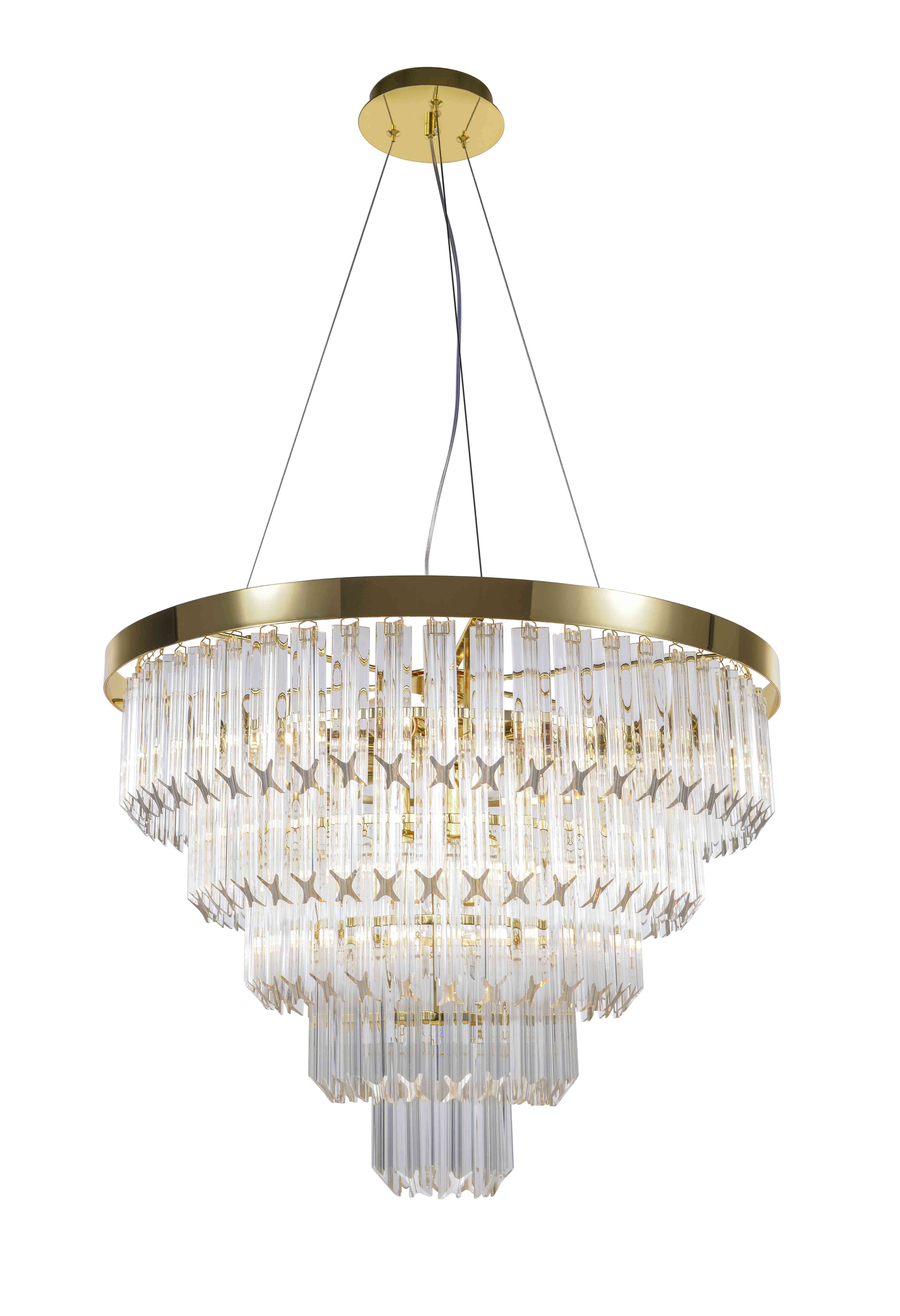 5731E/10 GOLD+CLEAR (1) Люстра NW #