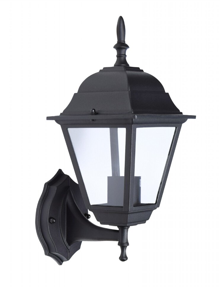 АТ-7001S/W SBK (12) фонарь настенный (черный) [01105411]