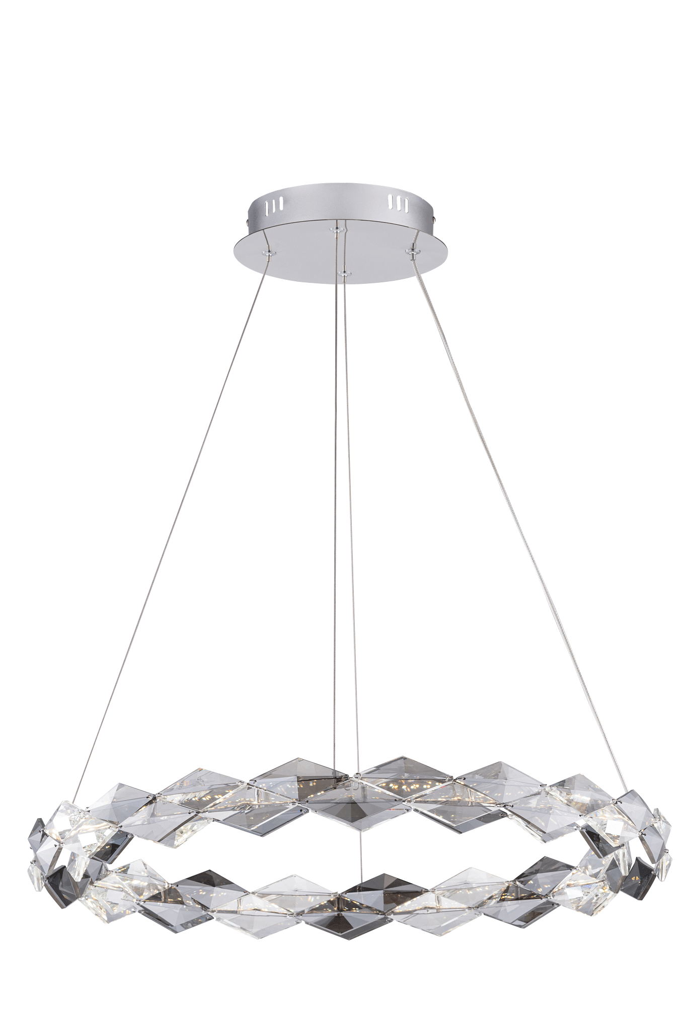 7278-6 CHROME+FINISH+CLEAR/SMOKY CRISTALL (1) Люстра NW