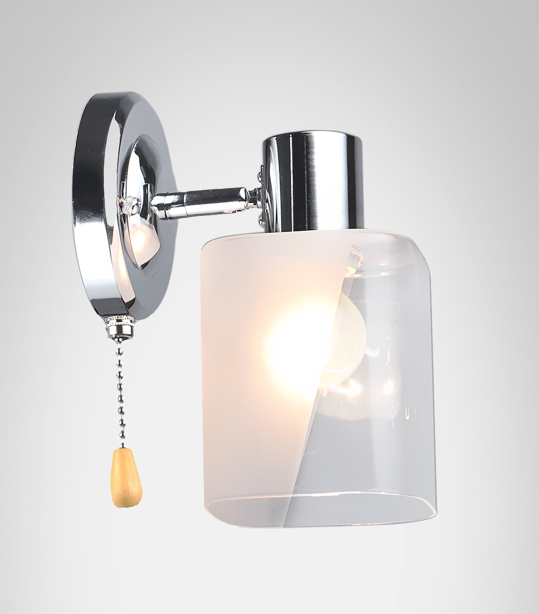 ВР-K2472/1W CH L230*W110*H190мм (20) светильник настенный