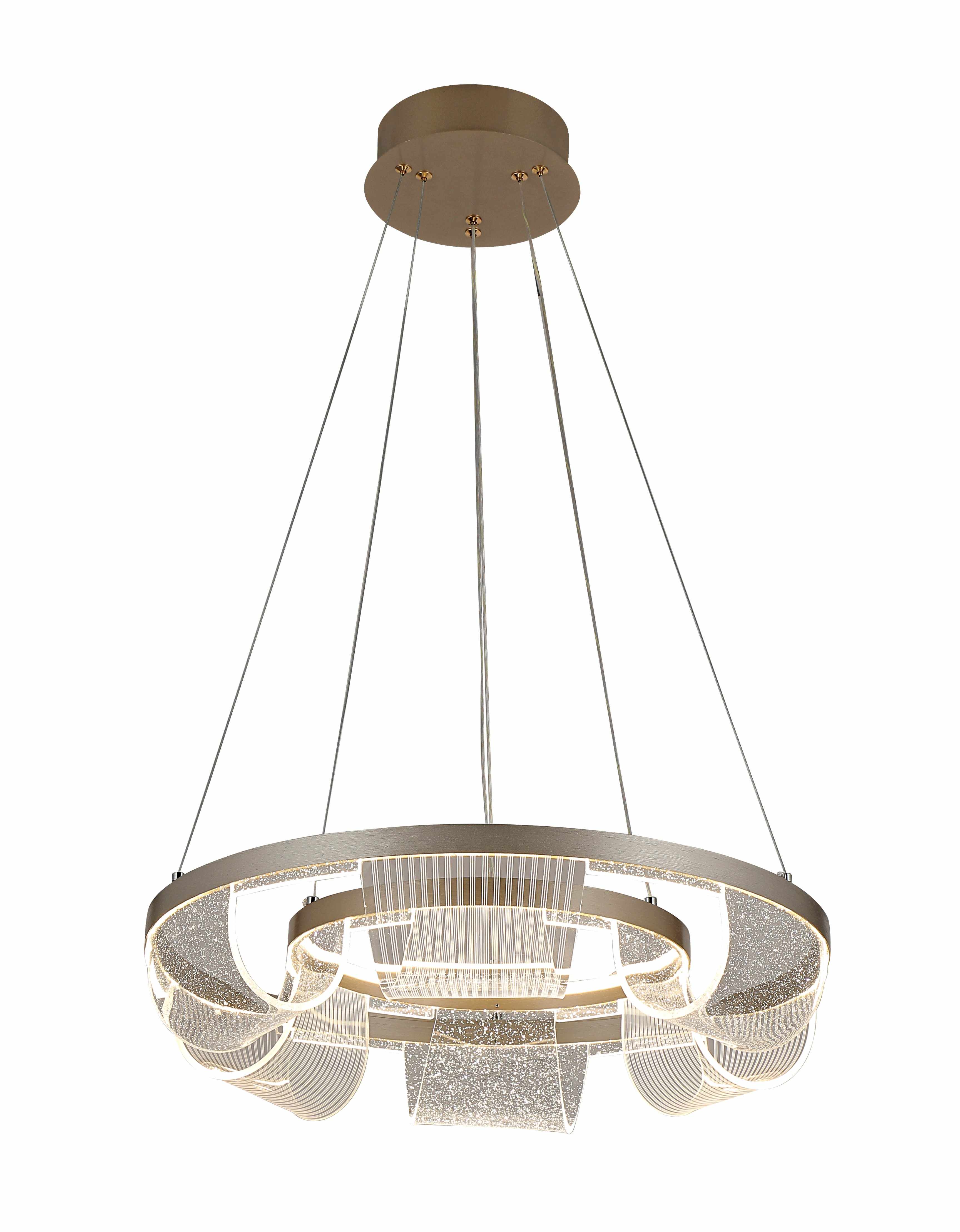 3330/500 BRUSHED GREY GOLD (1) Люстра RL