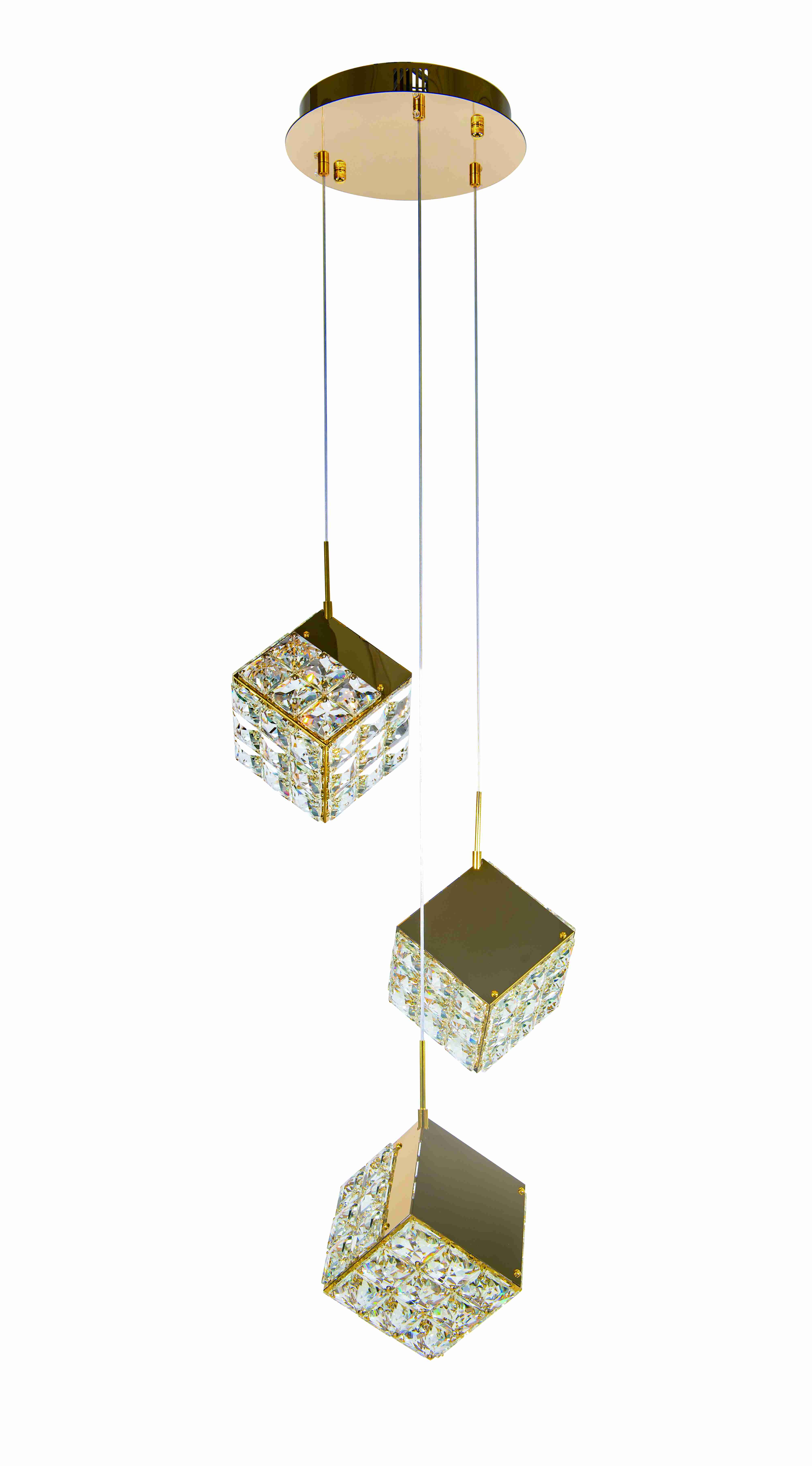 6010E/3A GOLD+CLEAR (1) Люстра NW