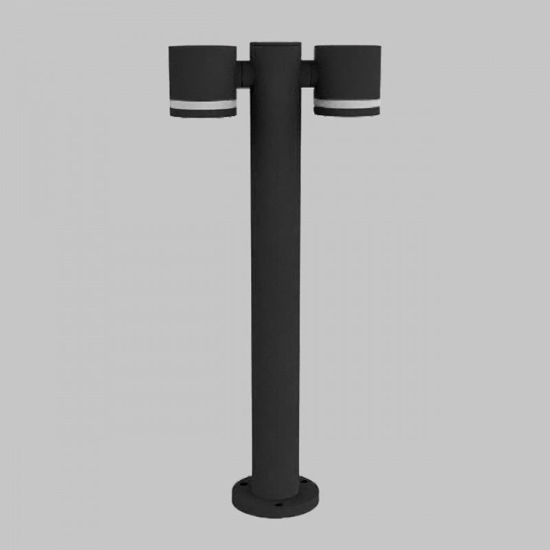 Светильник ландшафтный GX53 2*12W L600мм Черный 220V IP54 IL.0014.0018-2-L600-BK