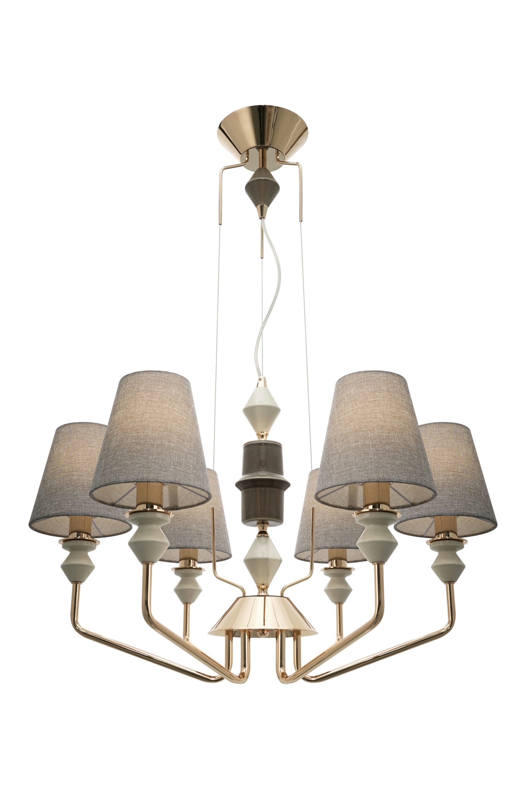9502AP/6 CHAMPAGNE GOLD (1) Люстра NW