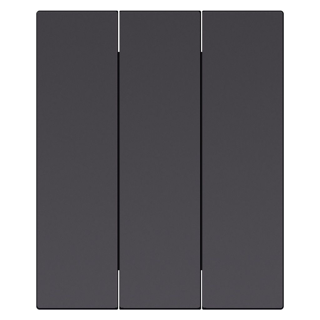 Выключатель 3-клавишный модульный 10А черный «Альтаир» (SBE-m11b-10-SW3-0)