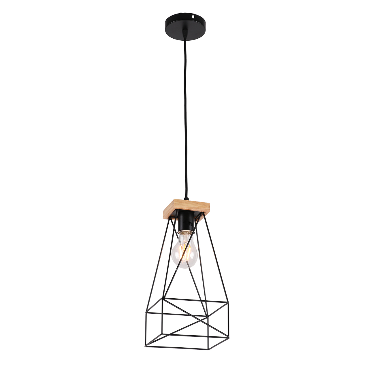 Подвесной светильник MD.7370-1-P BK