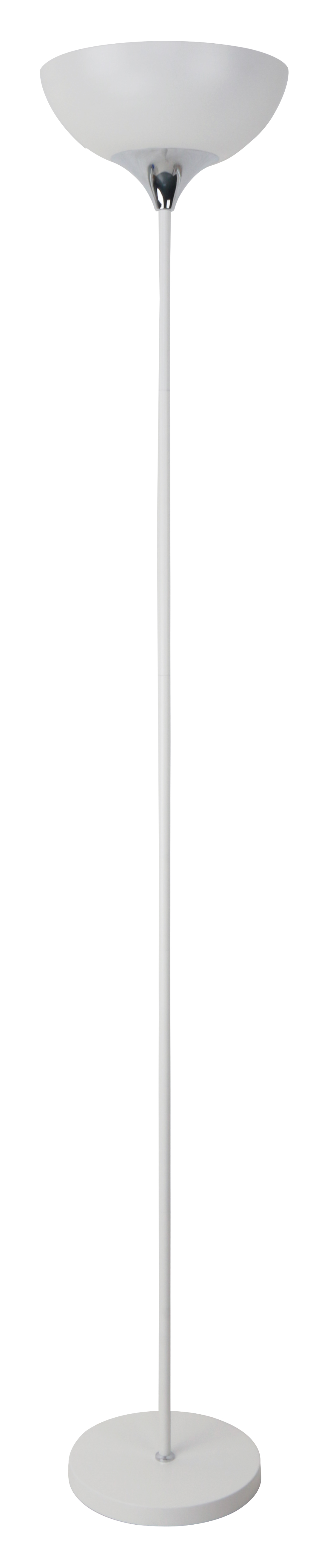 4036AFL MATT WHITE+CHROME (1) Торшер NW