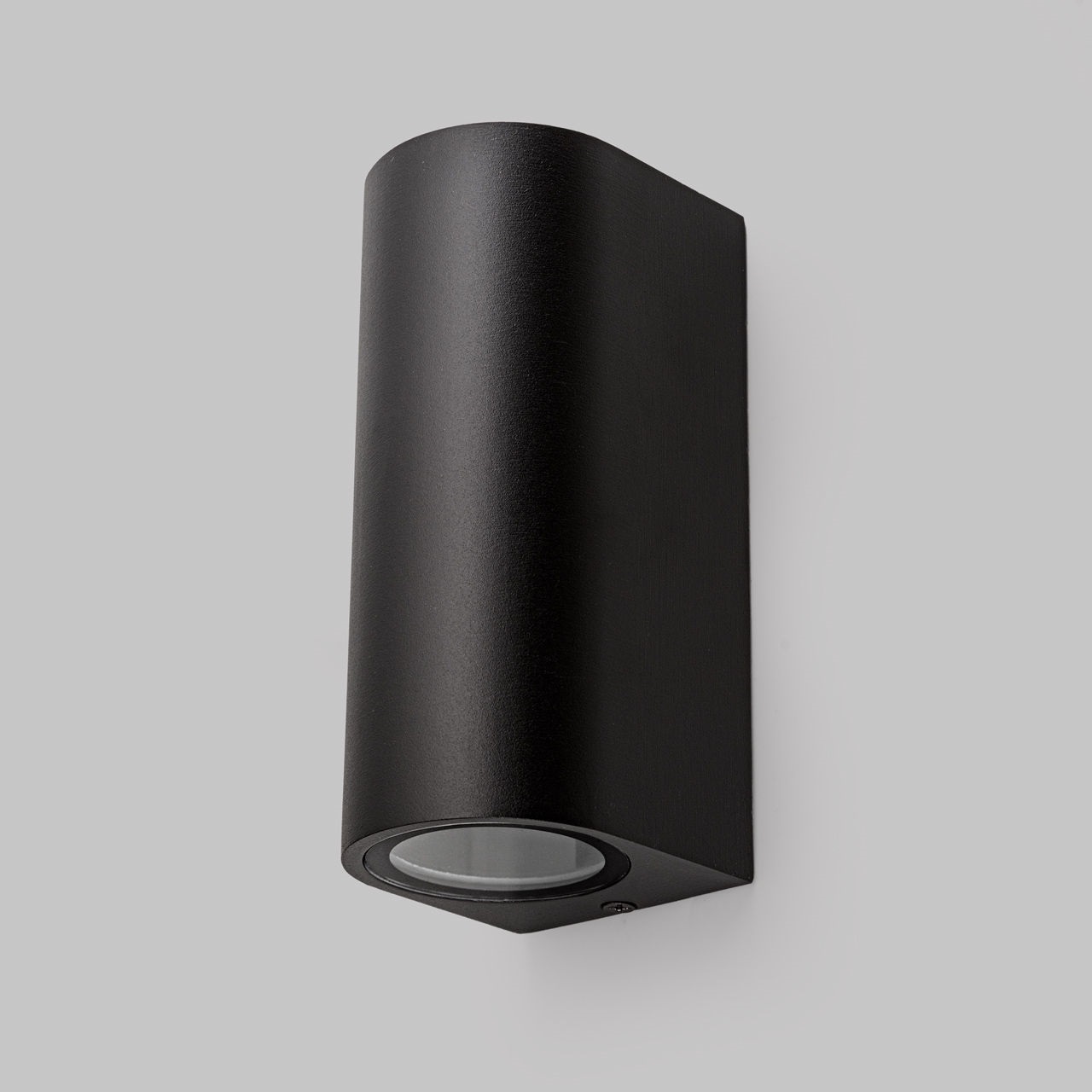 Светильник настенный GU10 2*35W Черный 220V IP54 IL.0014.0017-2-BK