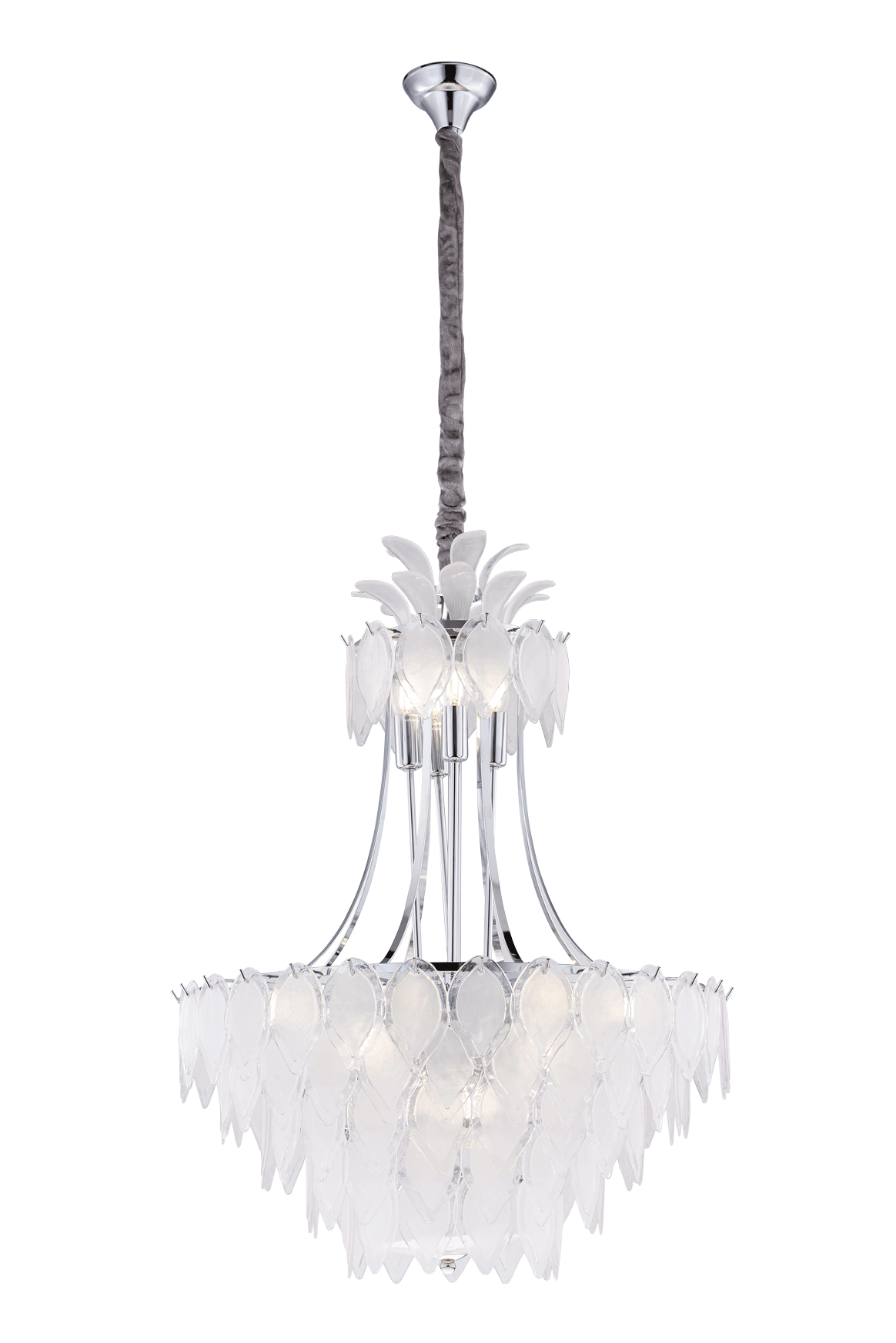 8775/20L-CR CHROME+WHITE (1) Люстра (NW) #