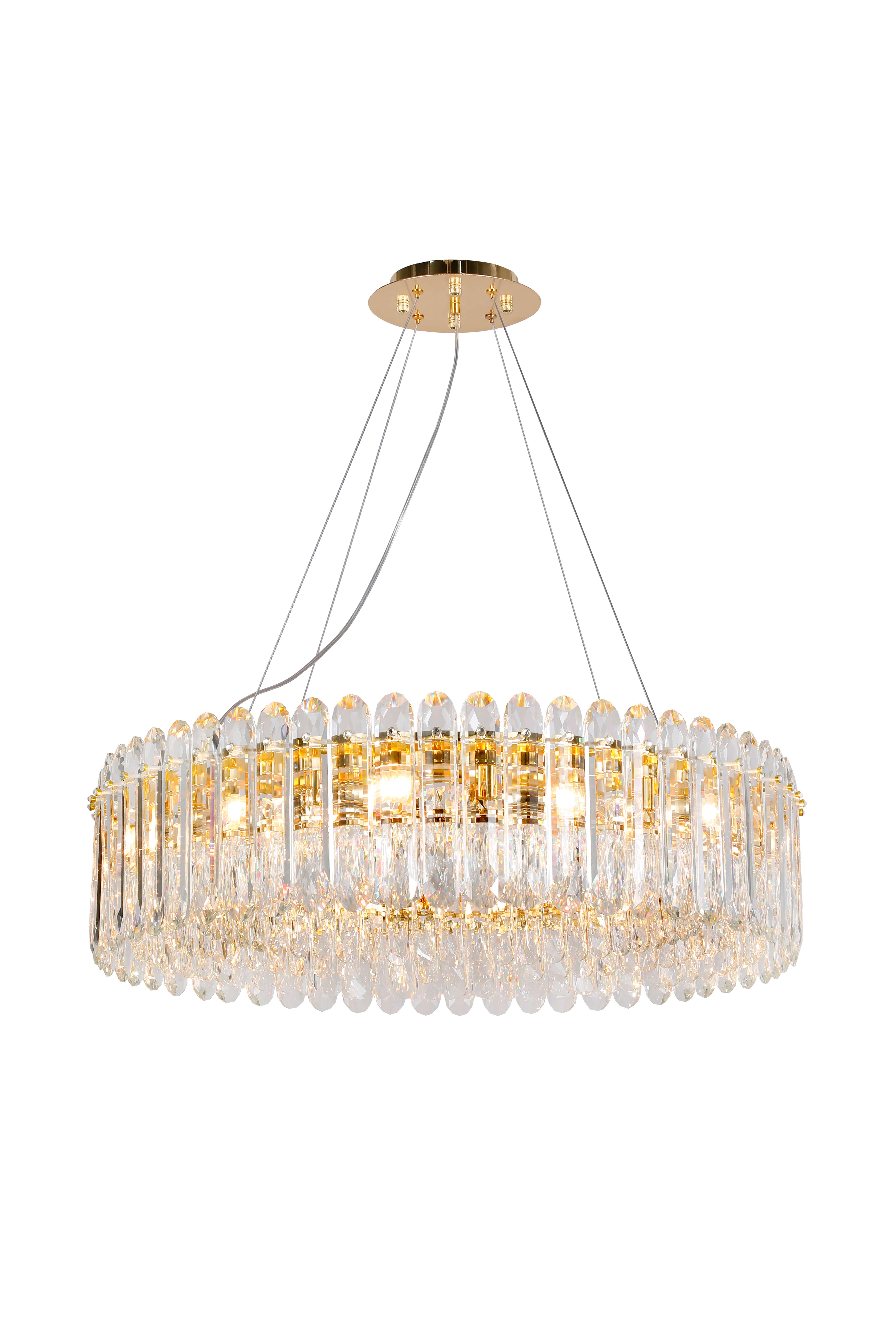 5075-12GD GOLD+CLEAR (1) Люстра NW #