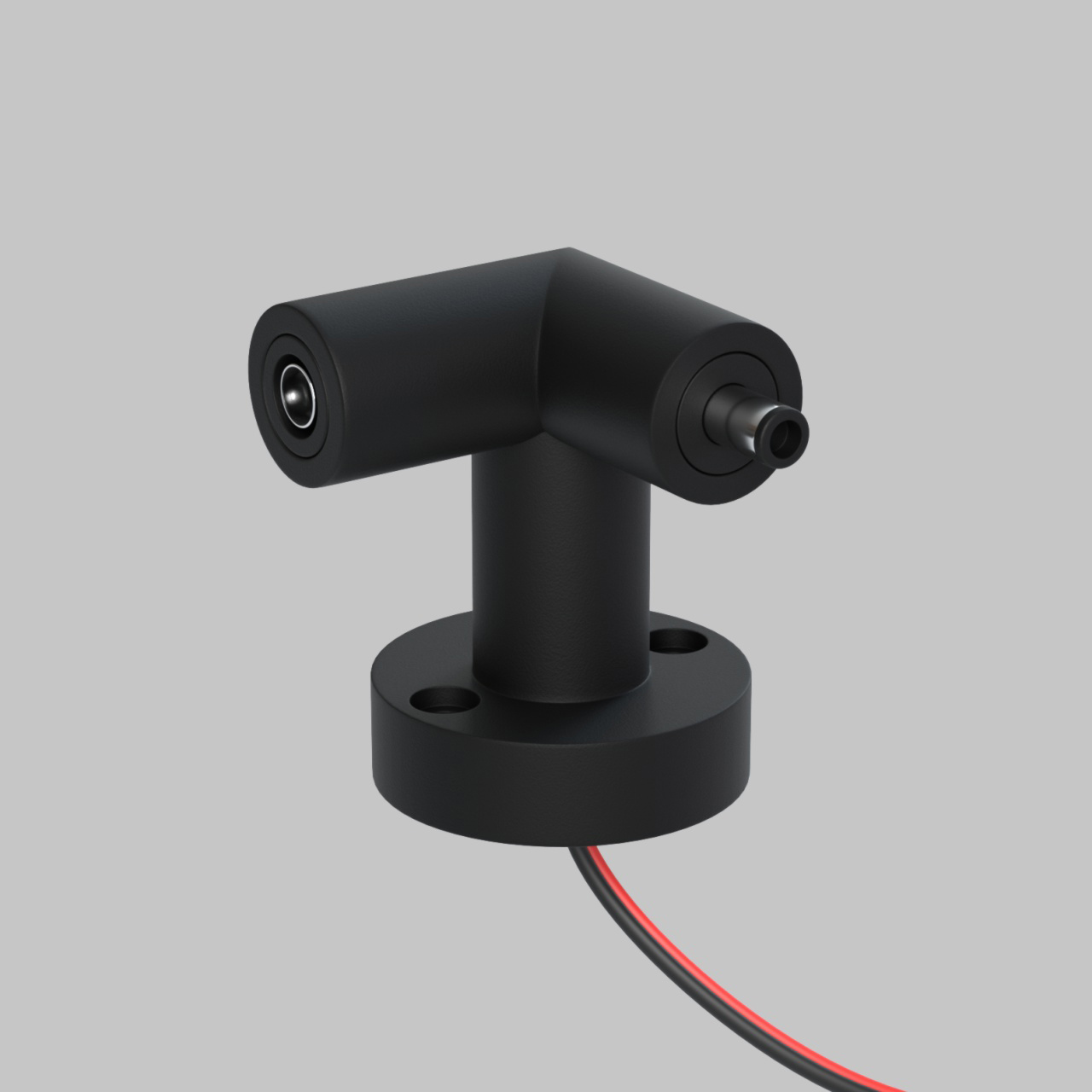 L-соединитель (R) настенно-потолочный монтаж 24В с проводом осветительной системы THIN&SMART Черный IL.0060.4006-W-BK