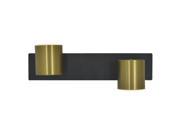 Х20640 BK+BRASS LED16W 4000K (4) светильник настенный