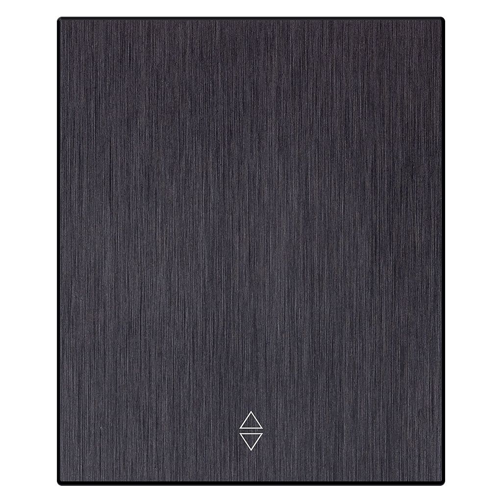 Выключатель проходной 1-клавишный модульный 10А алюминий черный «Альтаир» (SBE-m11alb-10-SW12-0)