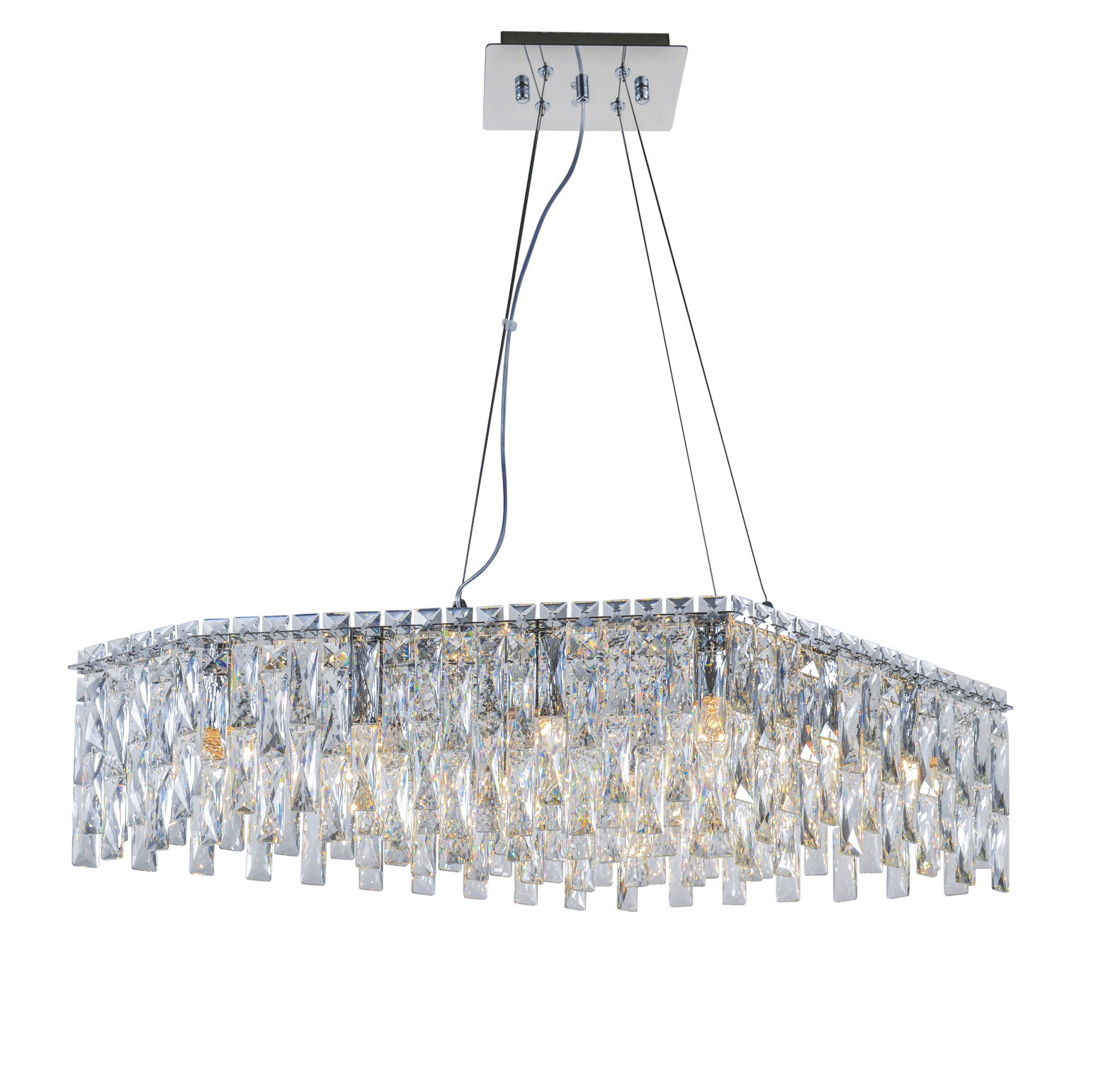 5725R/10A CHROME+CLEAR (1) Люстра NW #