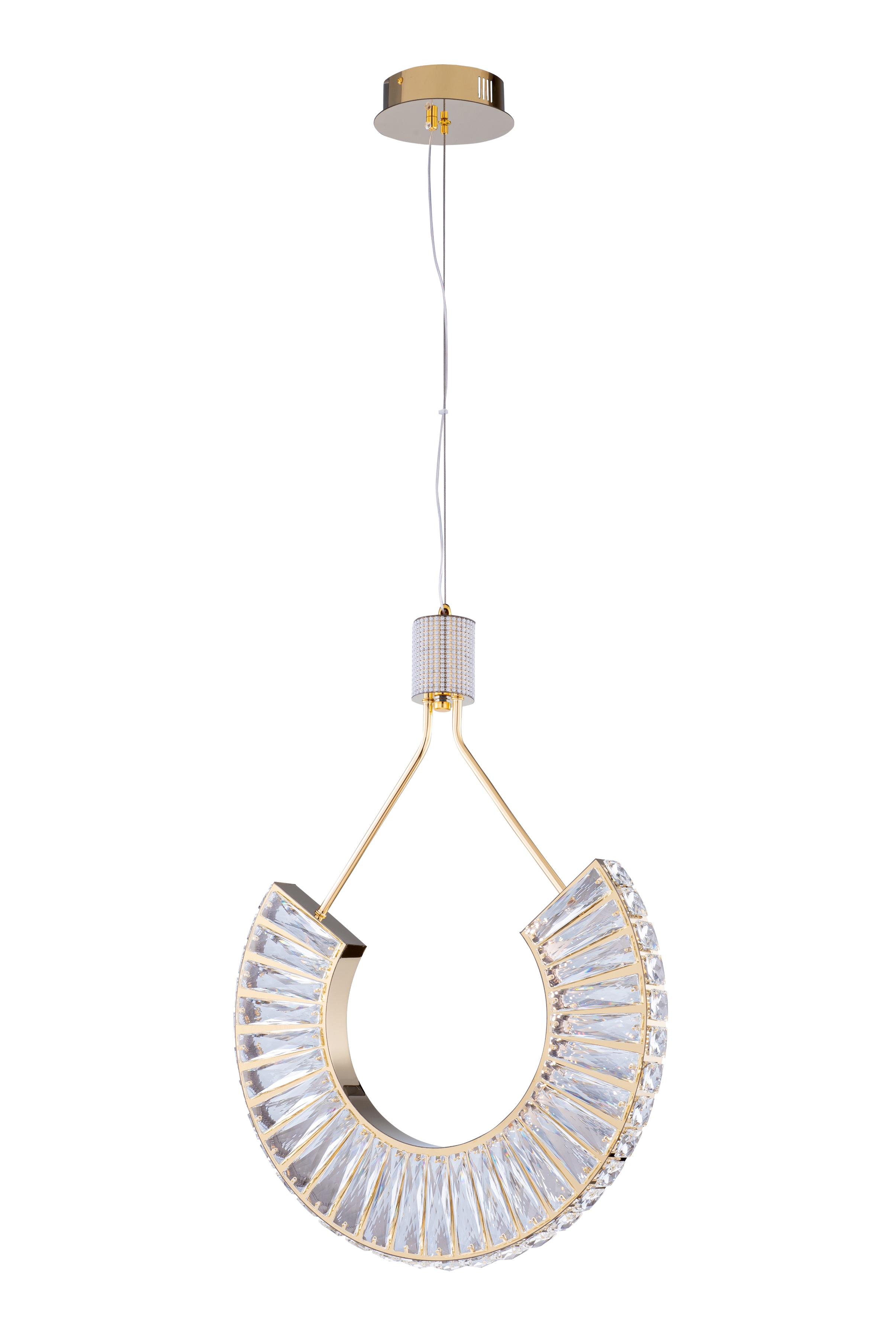 6019E/25W GOLD+CLEAR (1) Люстра NW