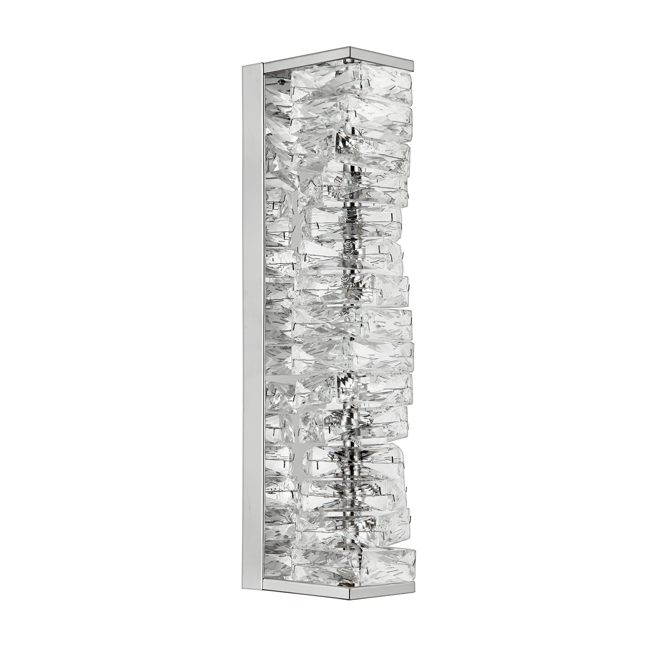 Бра настенное светодиодное, LED 20W, 3000К+4000К+6000К, К5 кристалл, 460мм CR.0505-460-1-W-CH