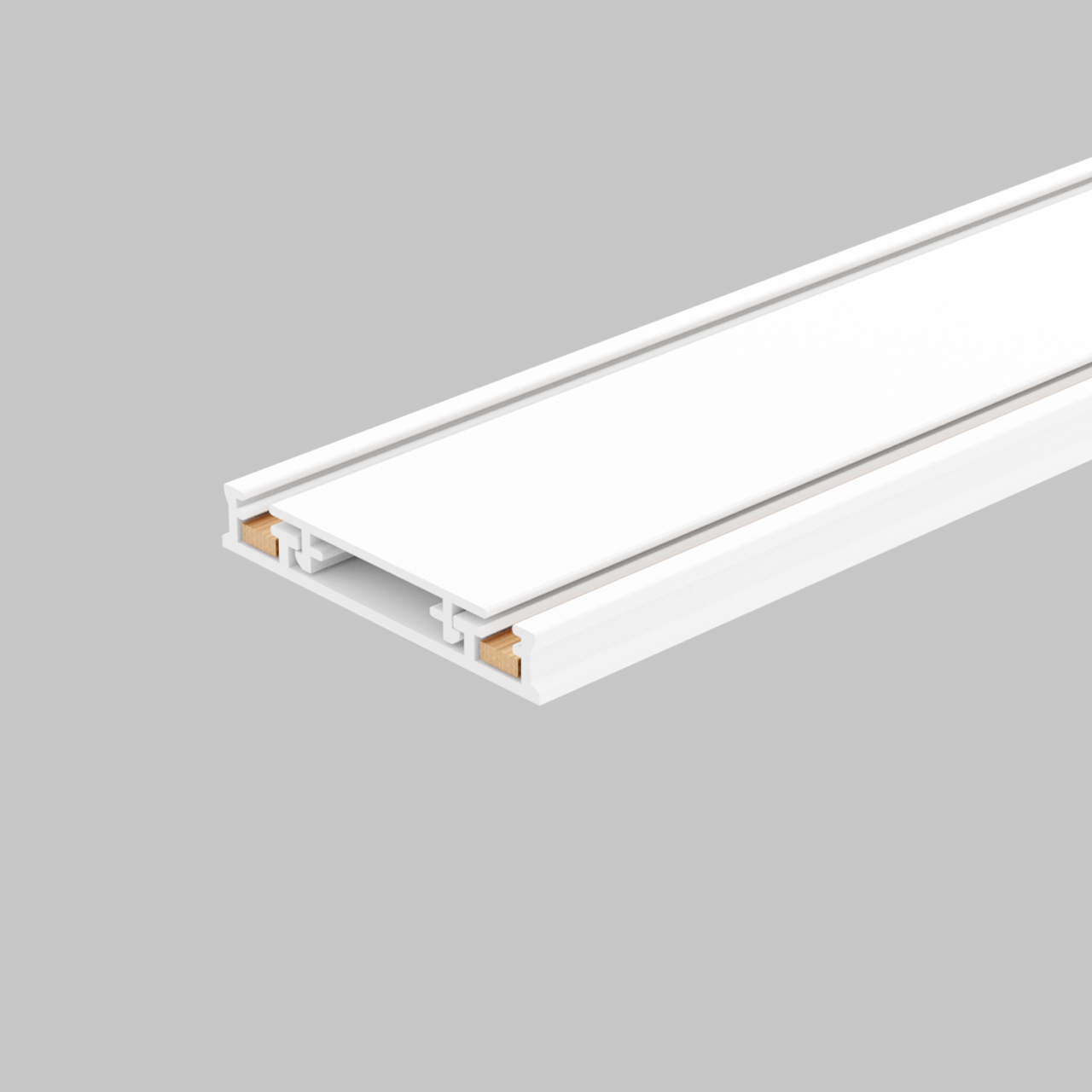 Ультра тонкий магнитный шинопровод для трековой системы UT25 48В, 3м, Белый IL.0007.2003-WH