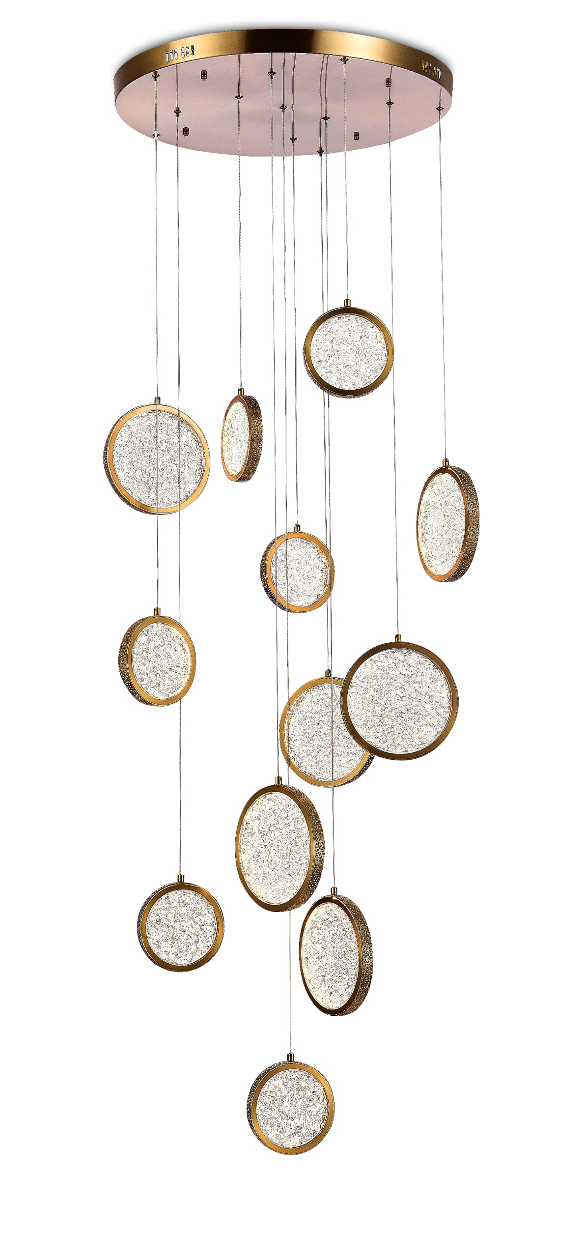 D2061-DW-12 BRASS (1) Люстра NW