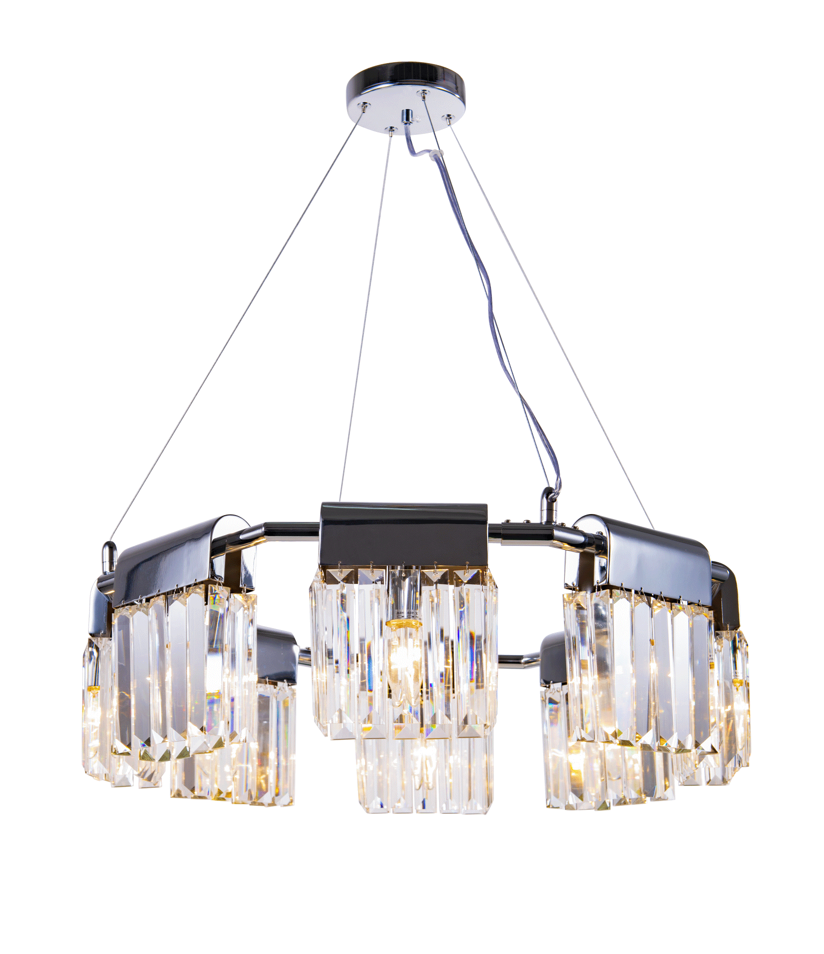 2462R/8A CHR+CL (1) Люстра NW #