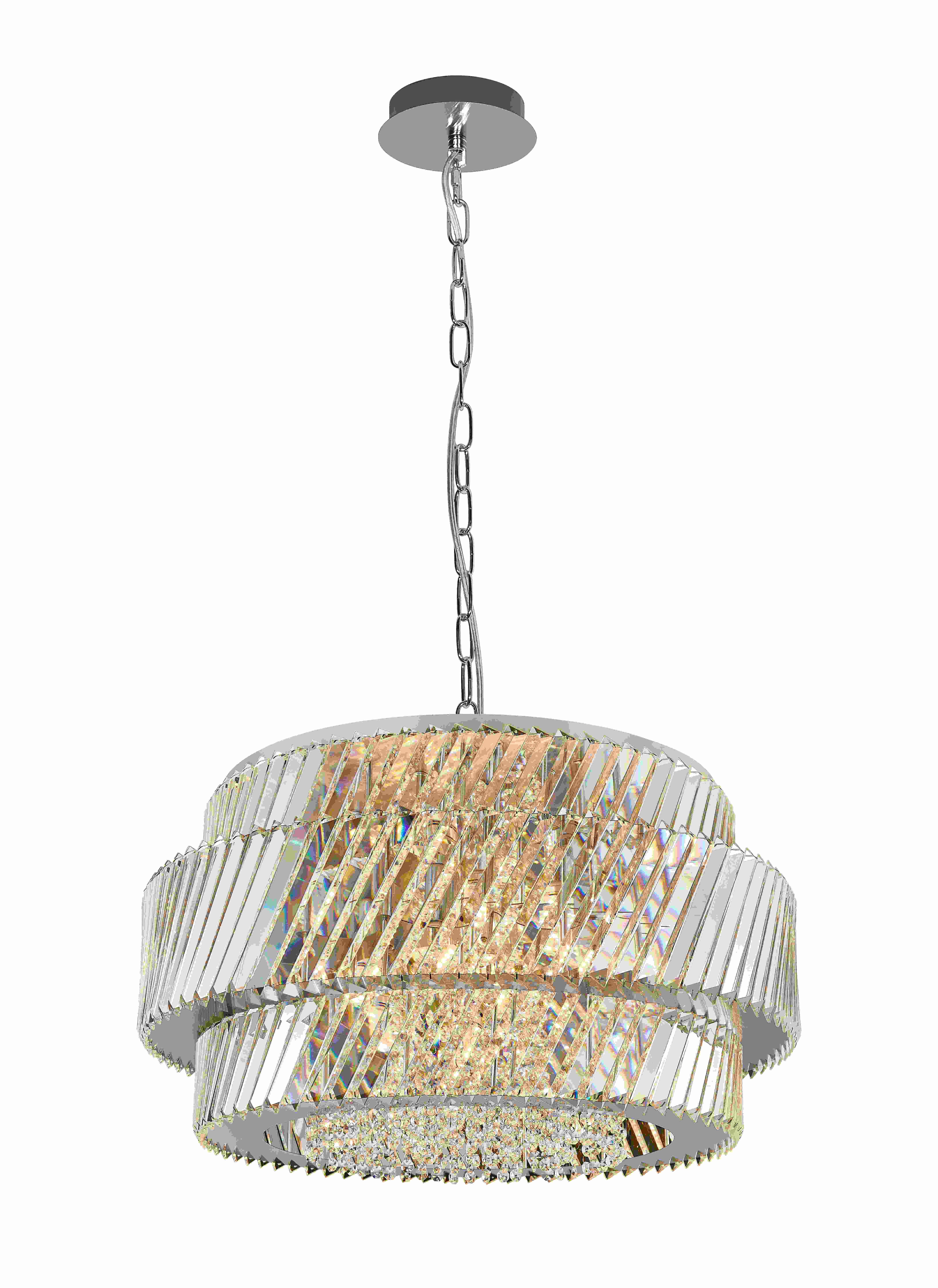 098PLSK/18CH CHROME (1) Люстра NW #