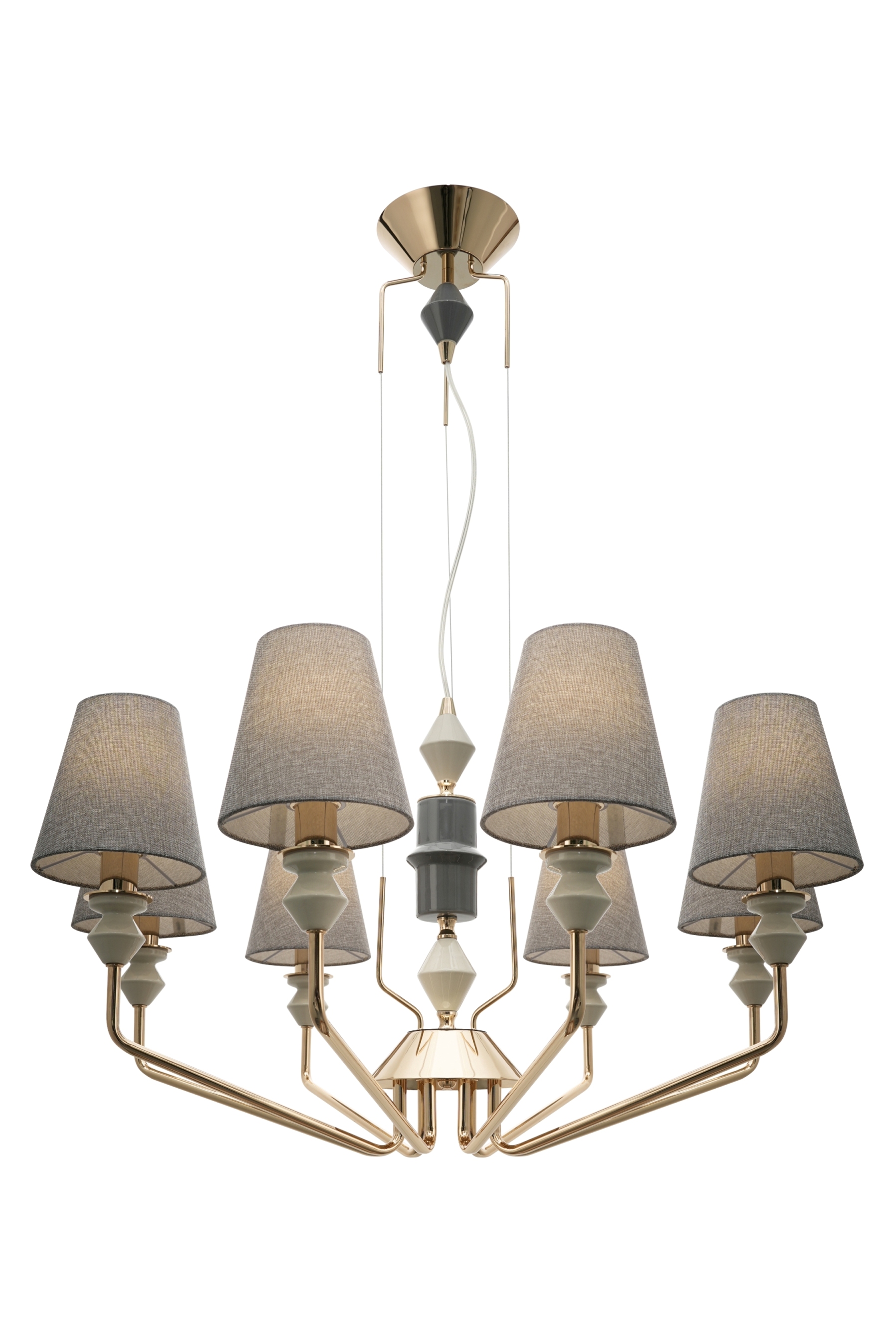 9502AP/8 CHAMPAGNE GOLD (1) Люстра NW