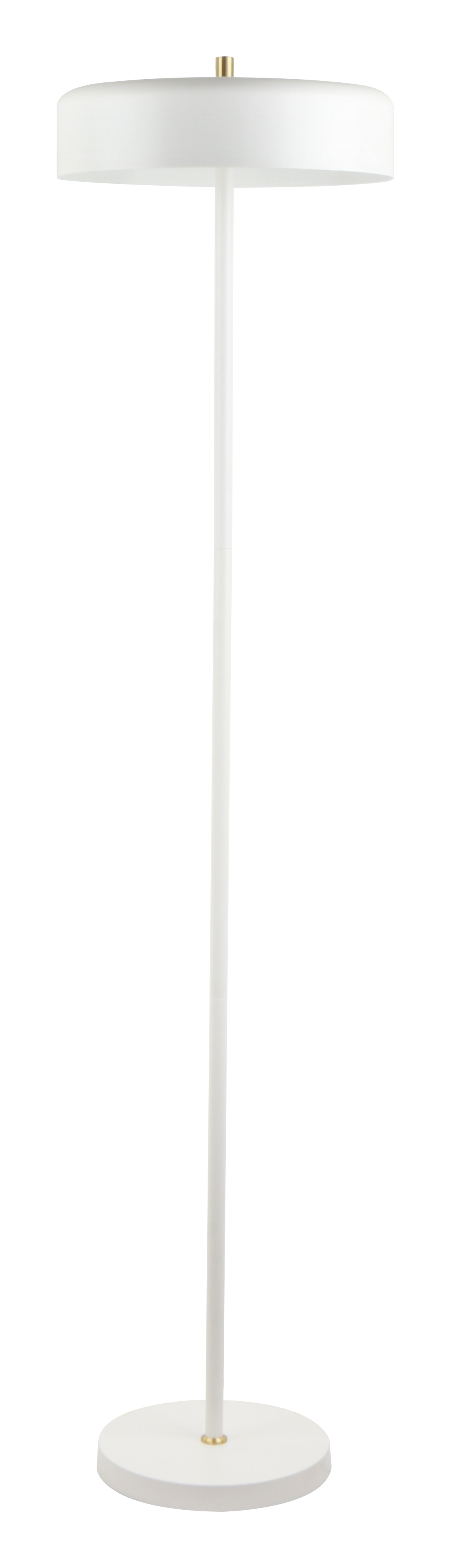 4046AFL MATT WHITE+SAND GOLD+SHINE WHITE INSIDE (1) Торшер NW