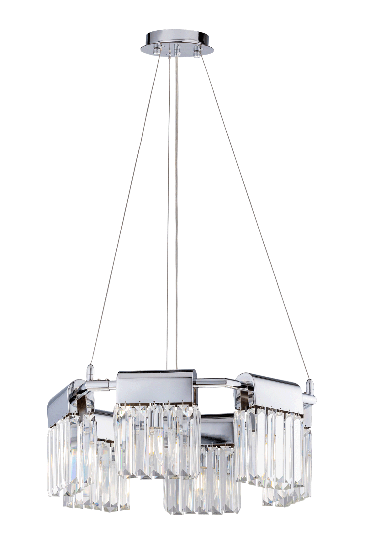 2462R/6A CHR+CL (1) Люстра NW #