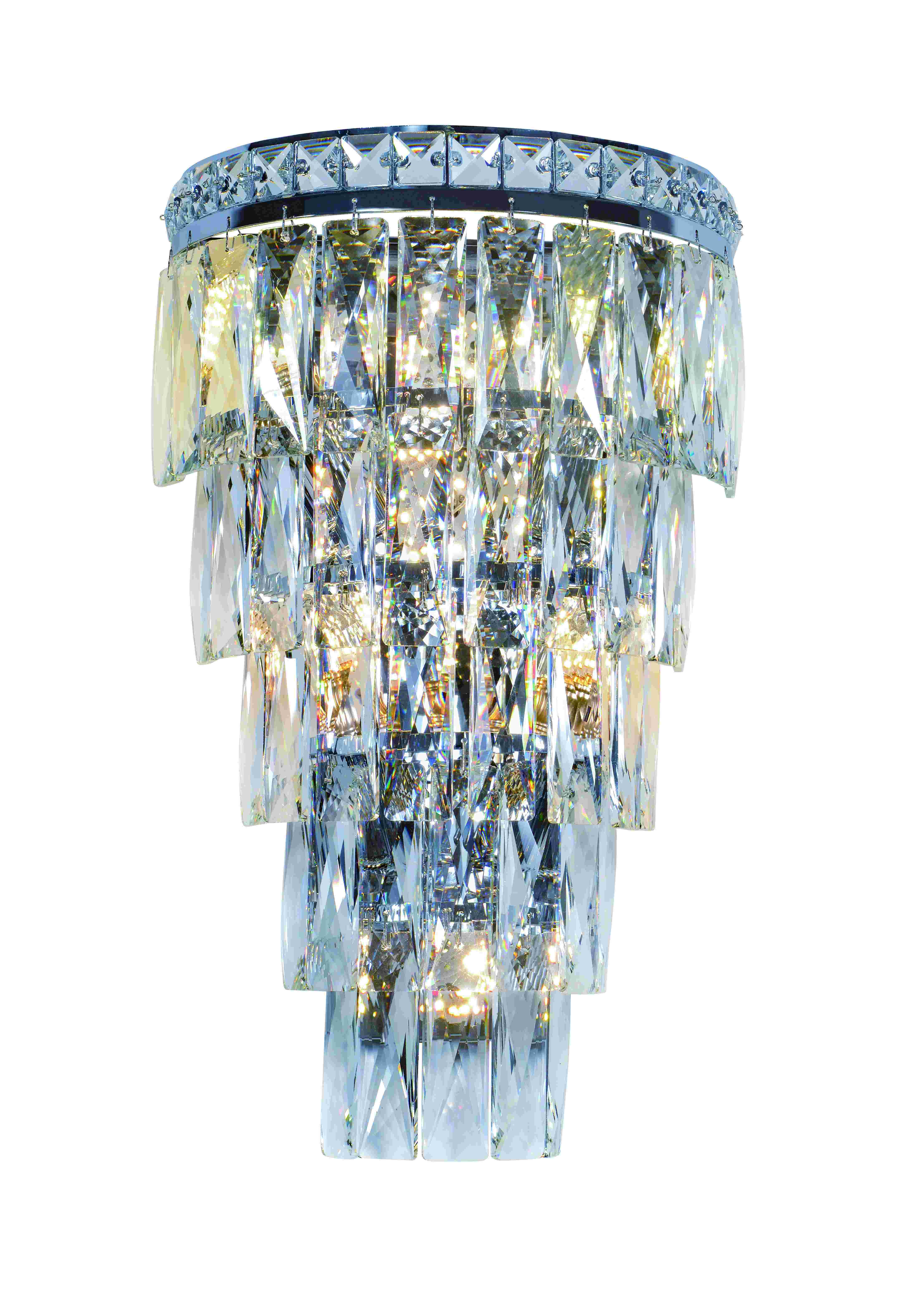 W2785R/4+3A CHROME+CLEAR (1) Настенный светильник NW