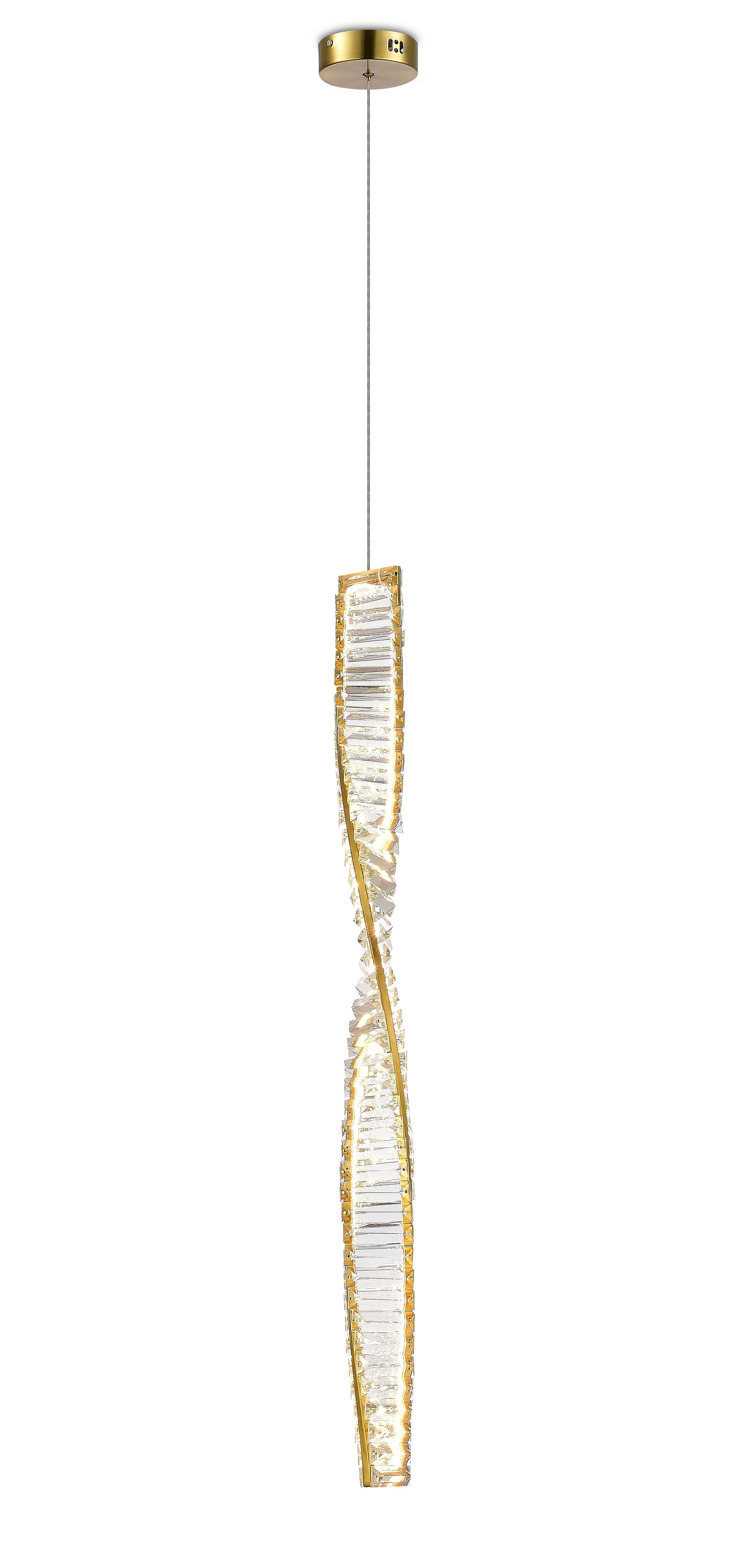 2119-DW-100 BRASS (1) Люстра NW
