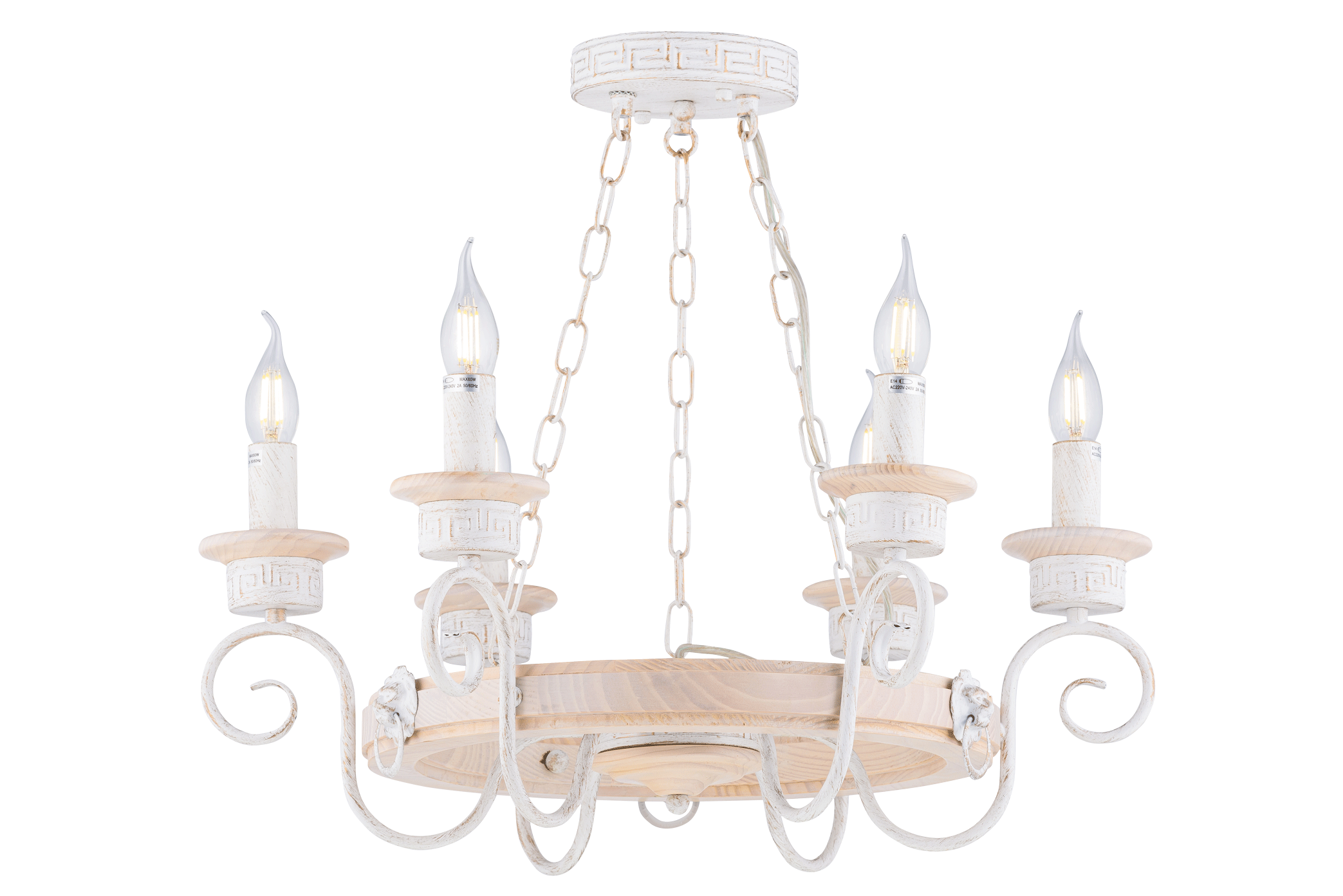 5528/6 BEIGE (1) Люстра