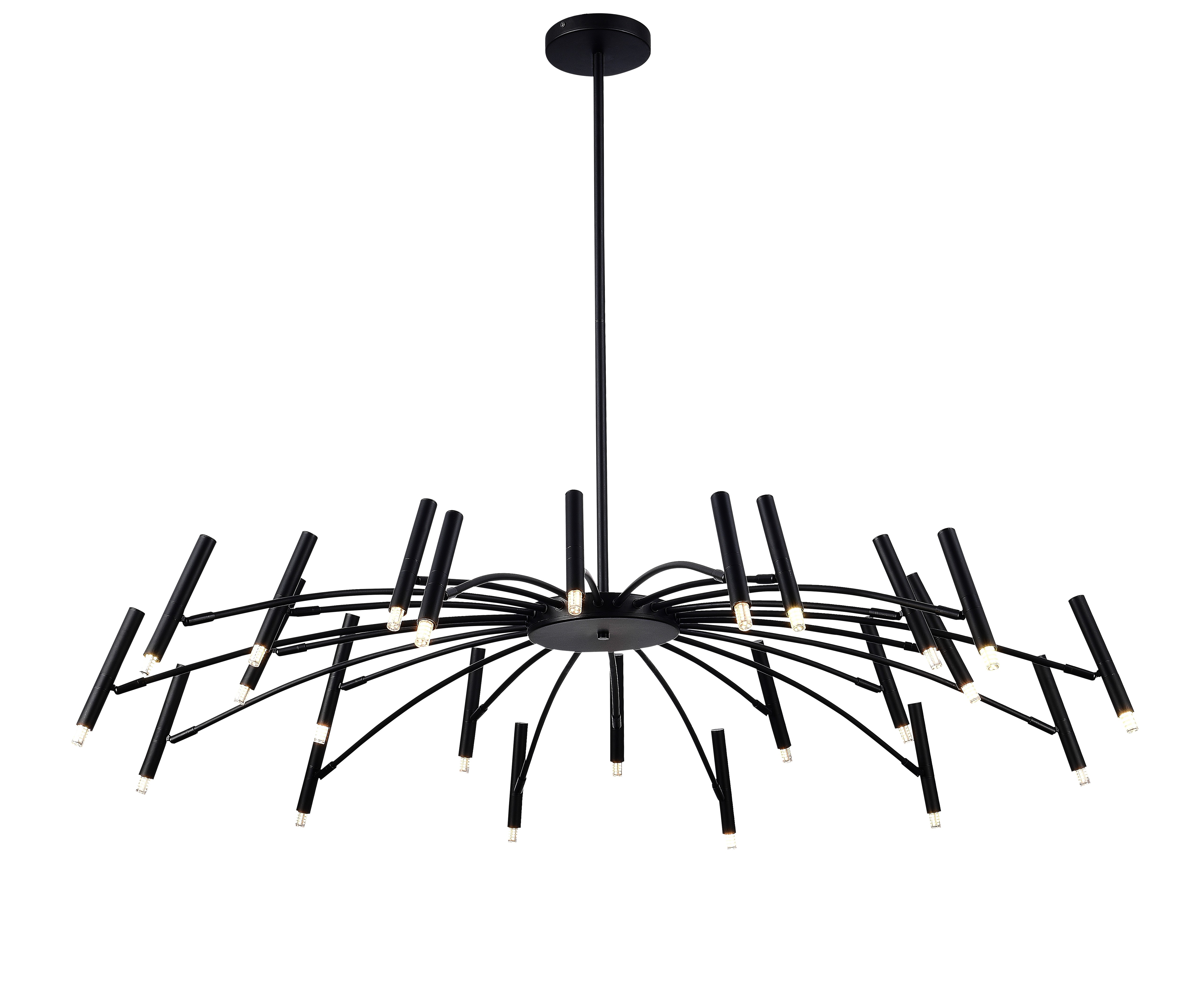 D2122-DW-24 BLACK (1) Люстра NW