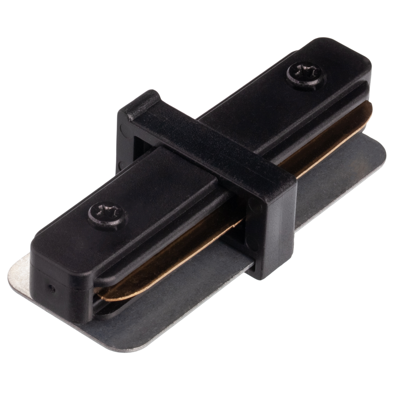 I - соединитель питания для накладного шинопровода трековой системы 1 фазный трек 220В, Черный IL.0010.2140