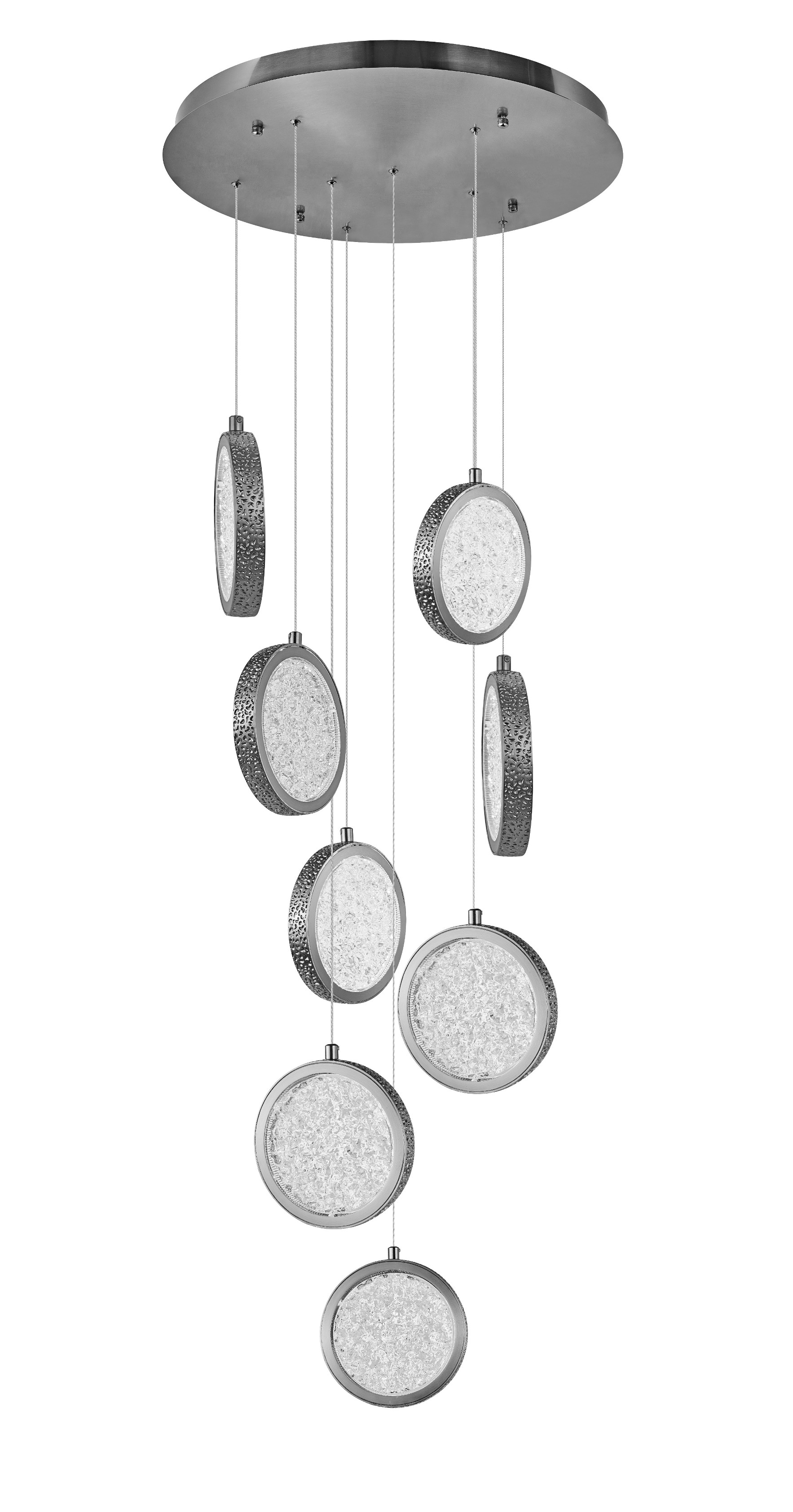 D2061-DW-8 CHROME (1) Люстра NW